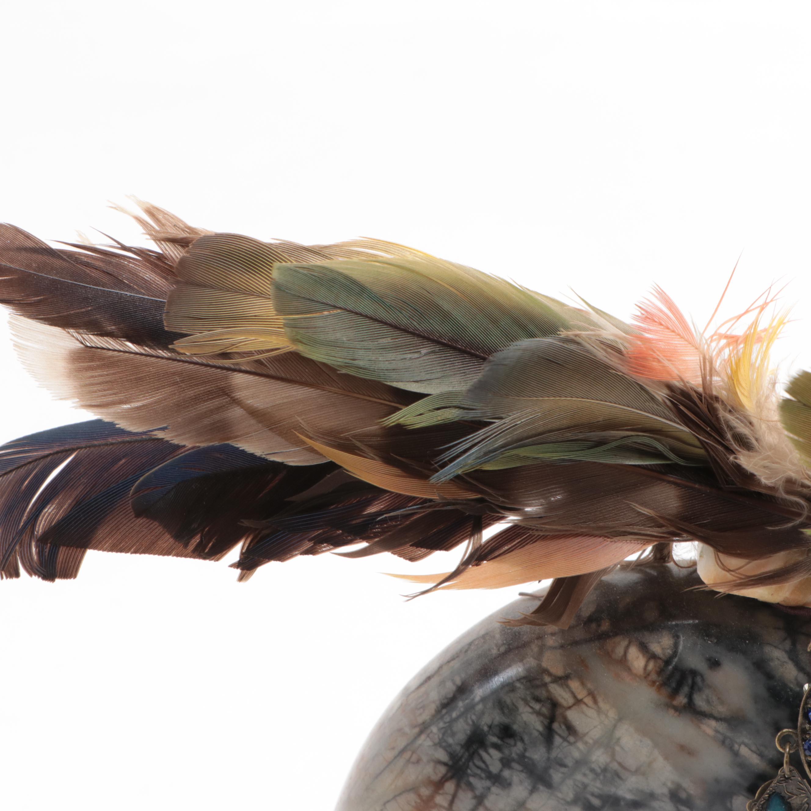 Carved Medicine Bears and Smooth Inlay Paperweight