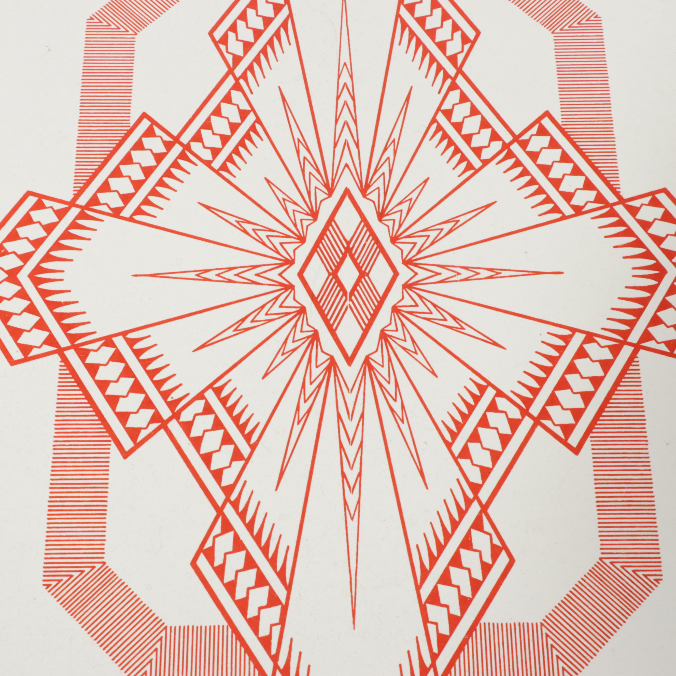 Ingram-Richardson Mfg. Co. Art Deco Enamel Top Draw-Leaf Kitchen Table