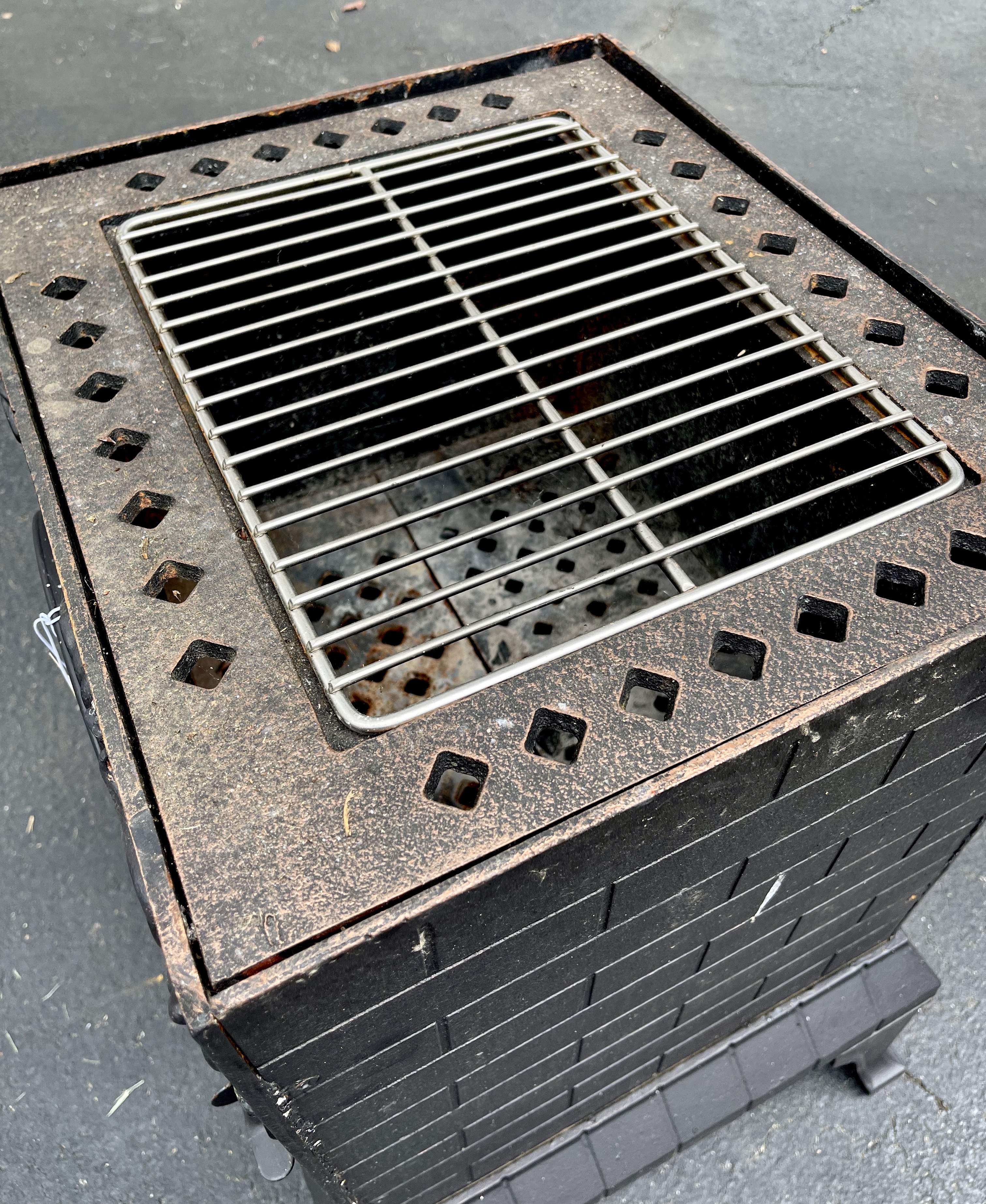 Aztec Allure Cast Iron Chiminea and Pizza Oven