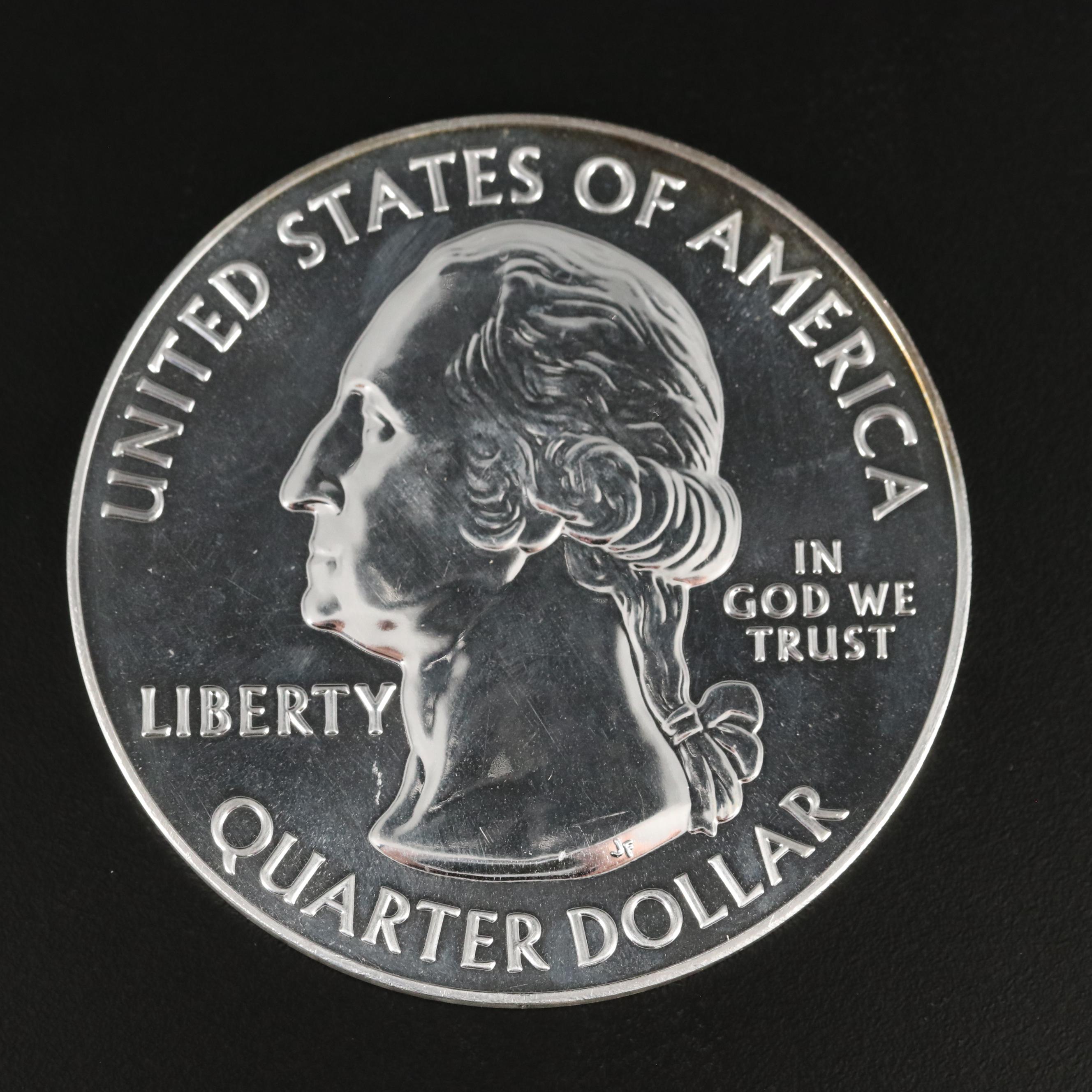 2017 George Rogers Clark ATB 5-Oz. Fine Silver Quarter