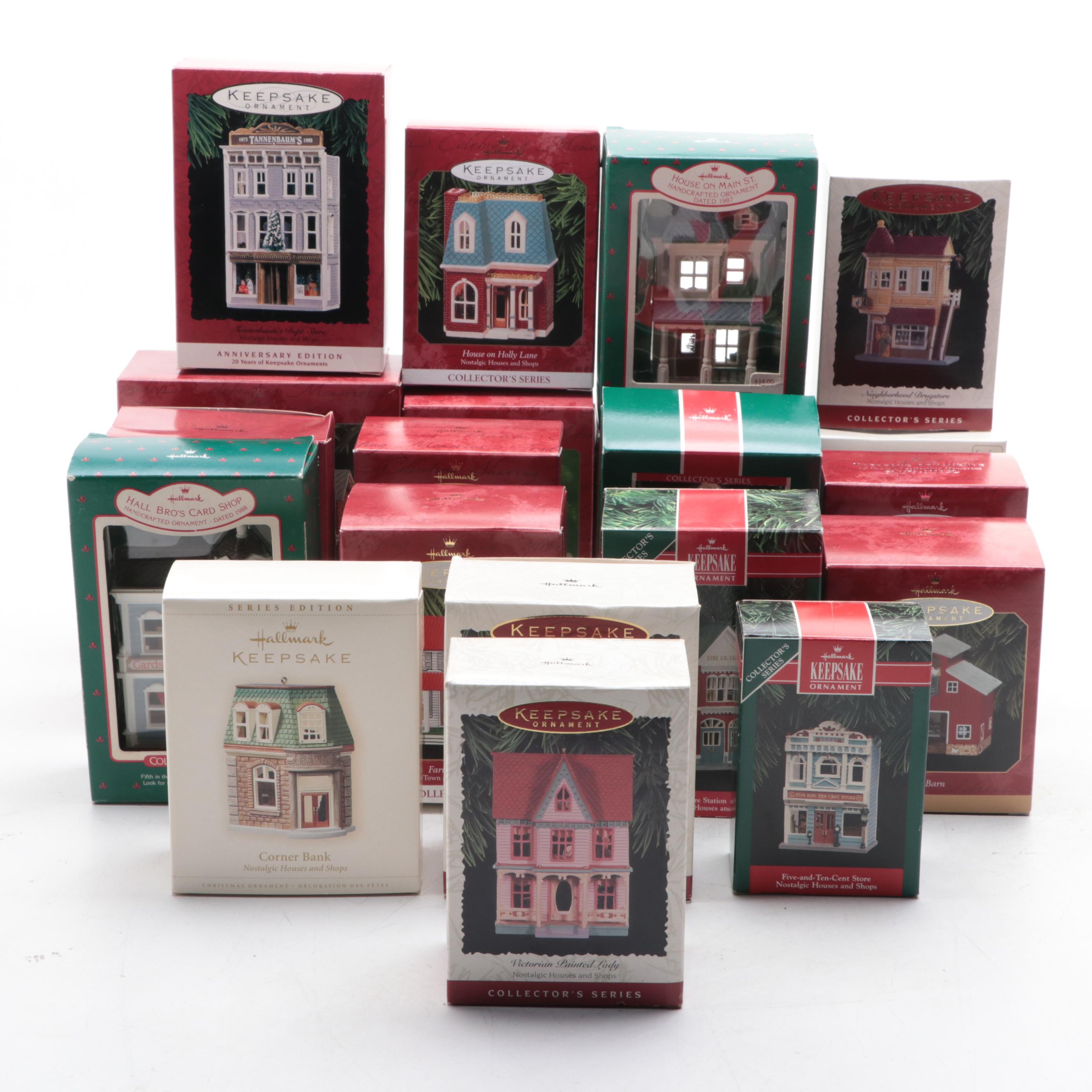 Hallmark Keepsake House Shaped Ornaments