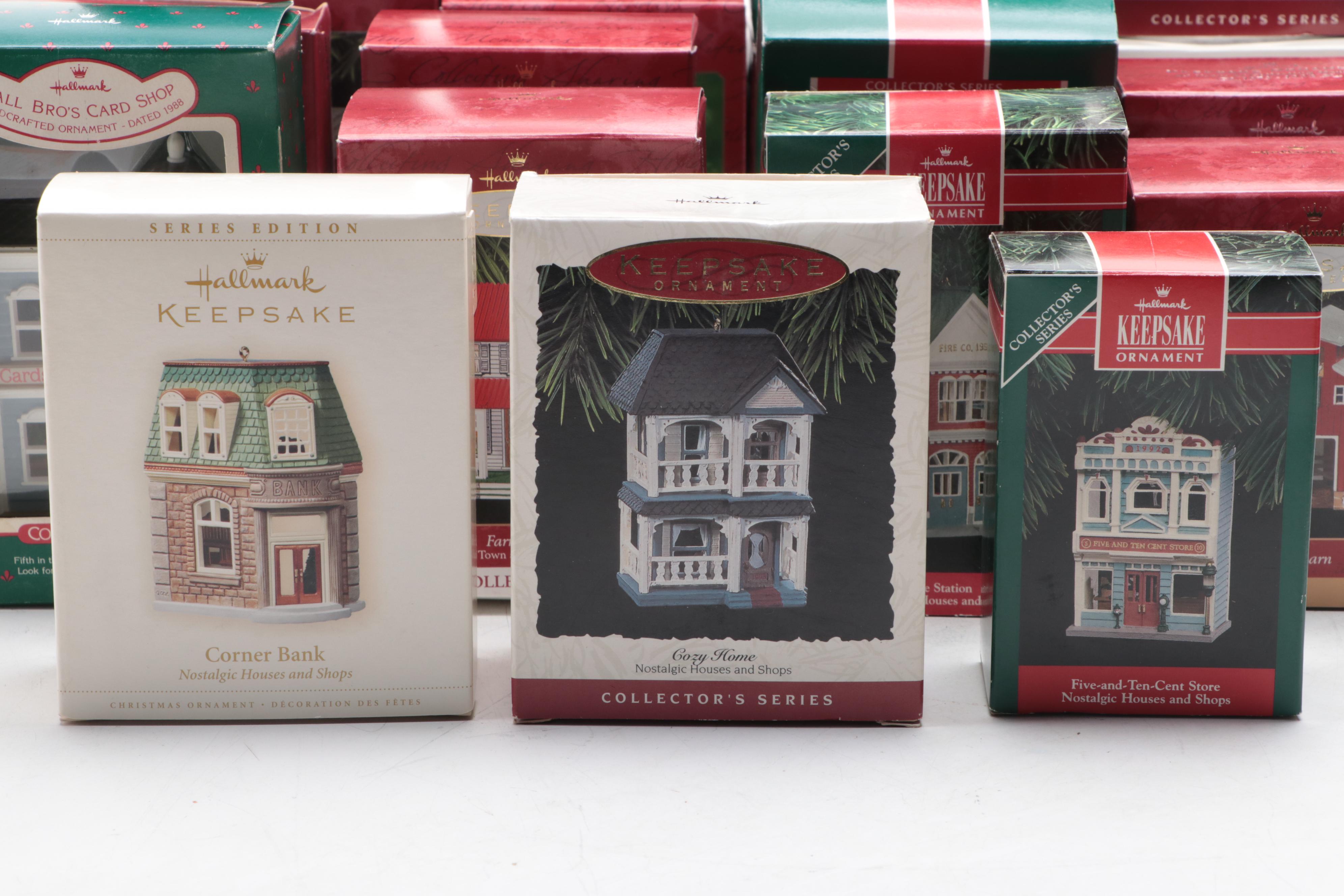 Hallmark Keepsake House Shaped Ornaments