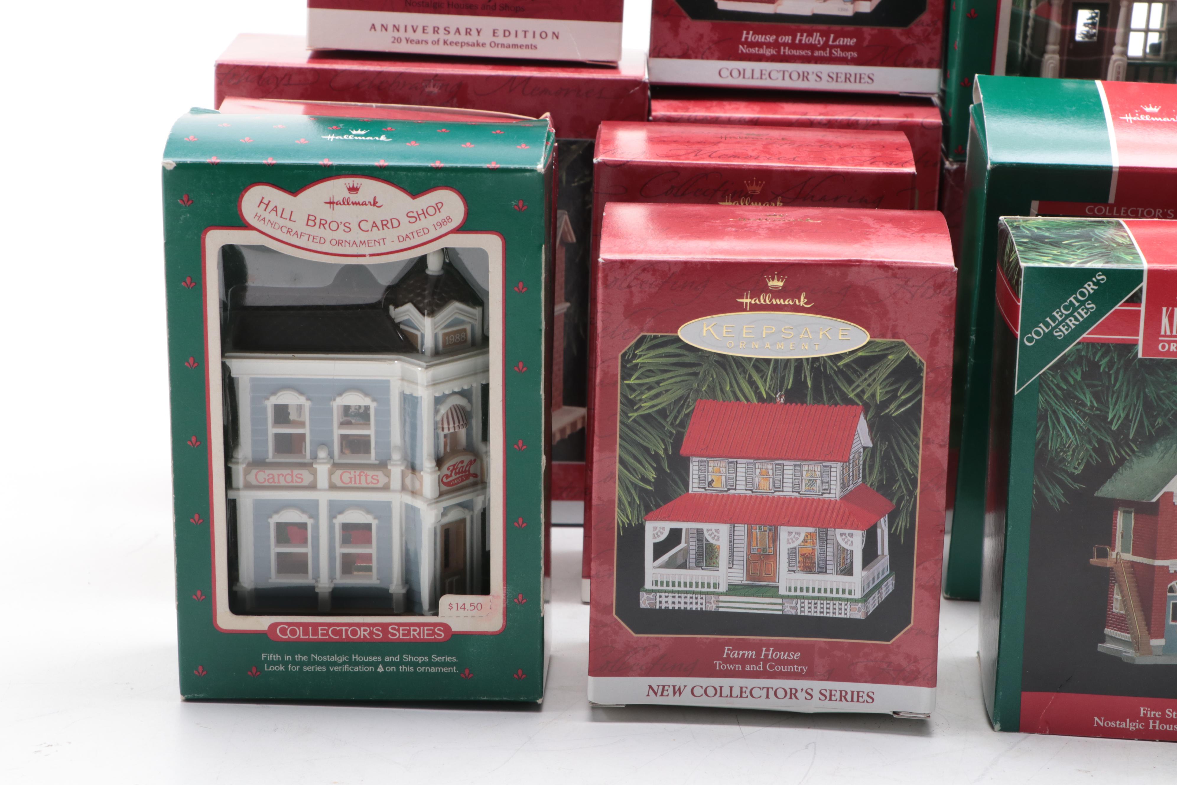 Hallmark Keepsake House Shaped Ornaments