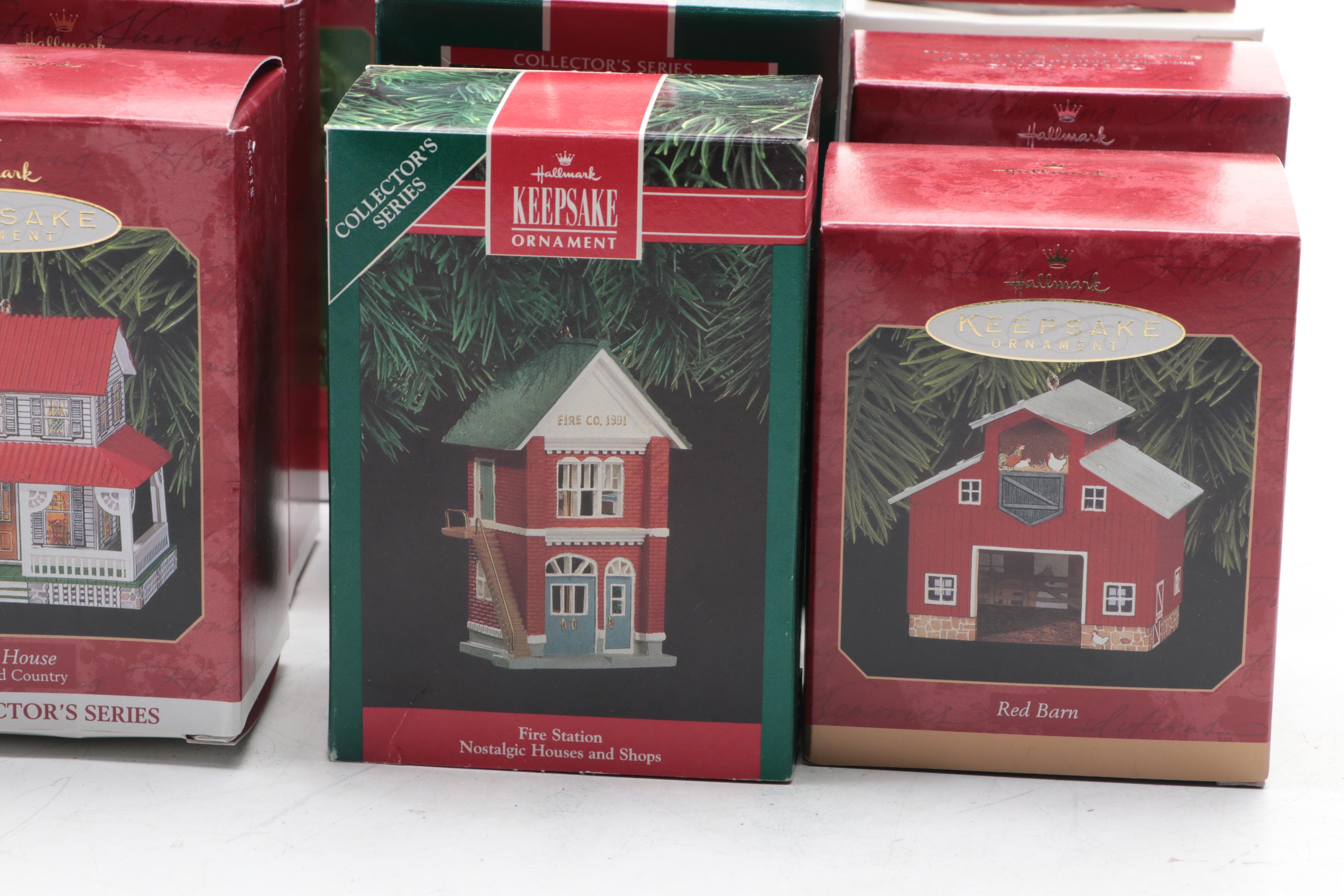 Hallmark Keepsake House Shaped Ornaments