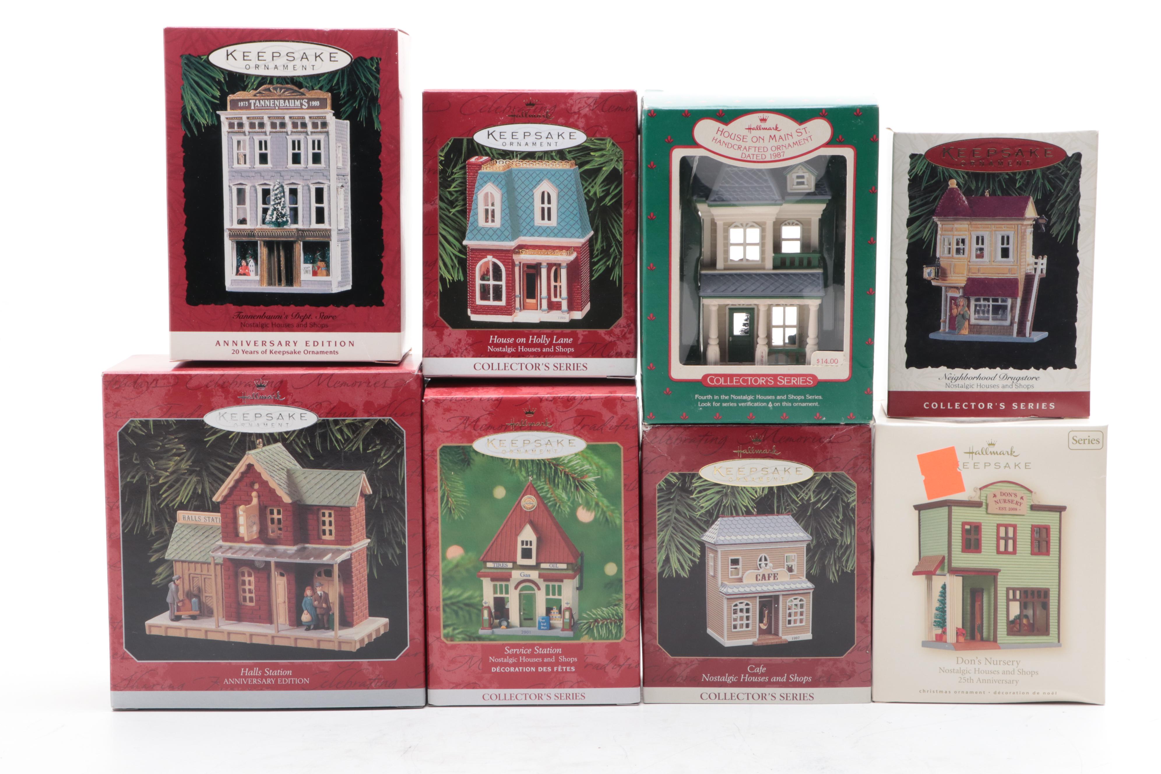 Hallmark Keepsake House Shaped Ornaments