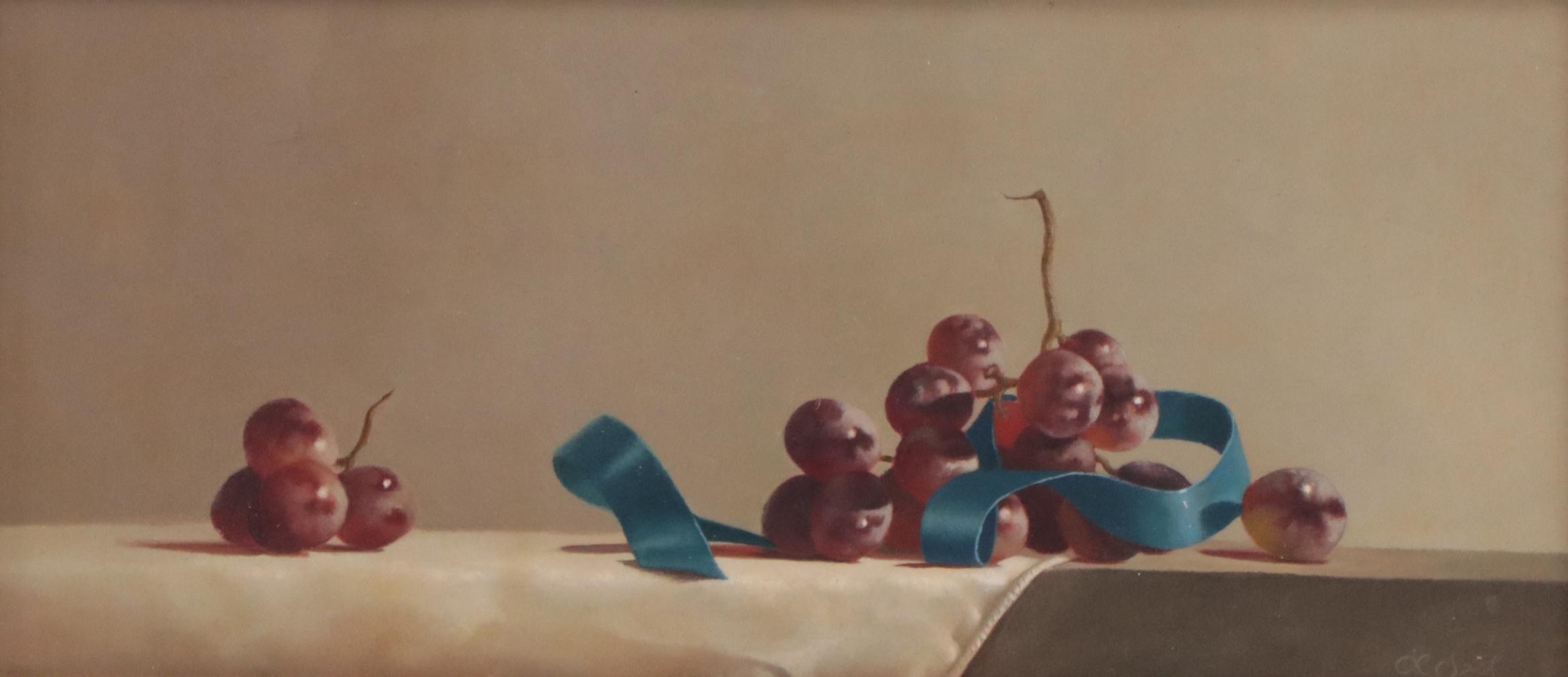 Loran Speck Still Life Oil Painting of Grapes