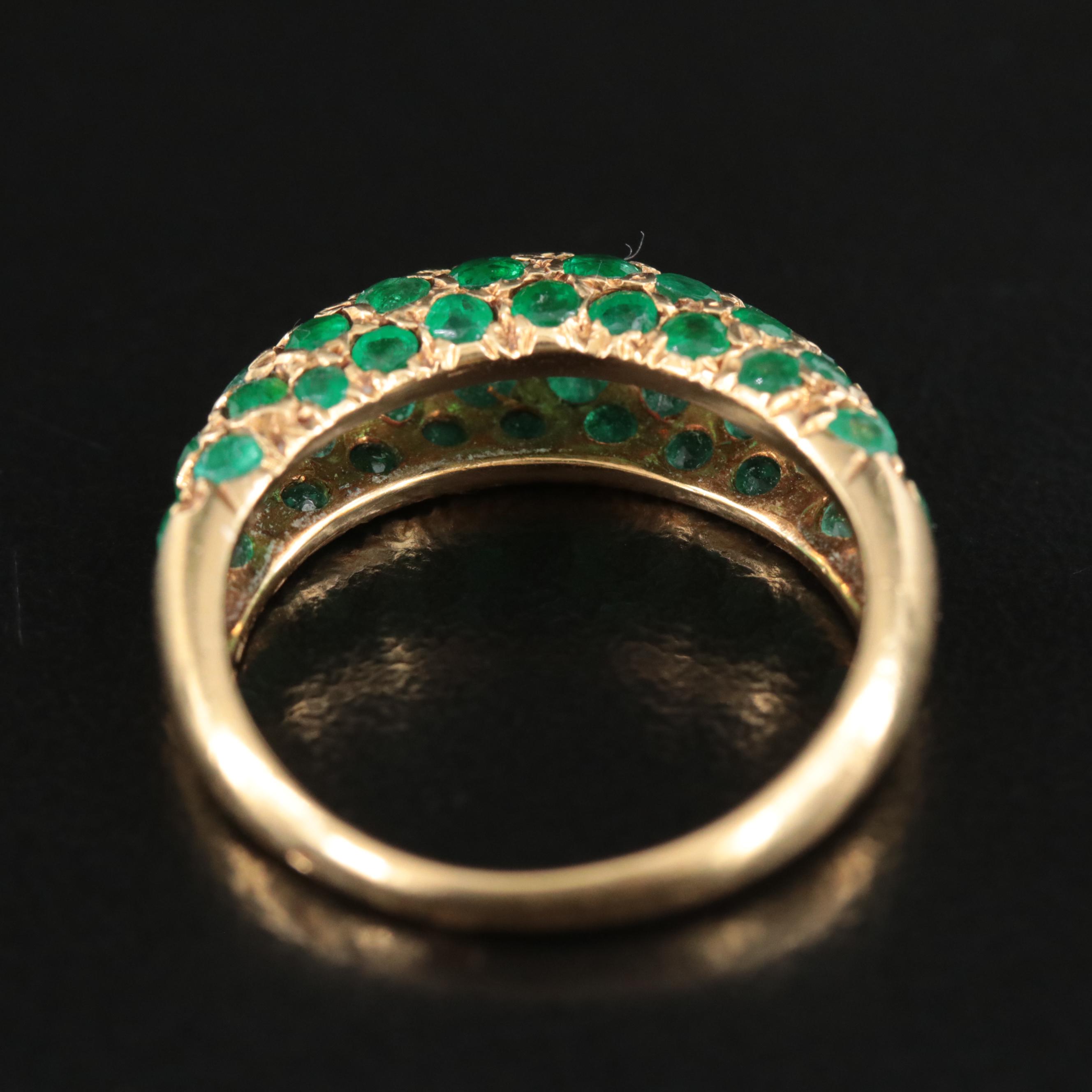 18K Emerald Ring