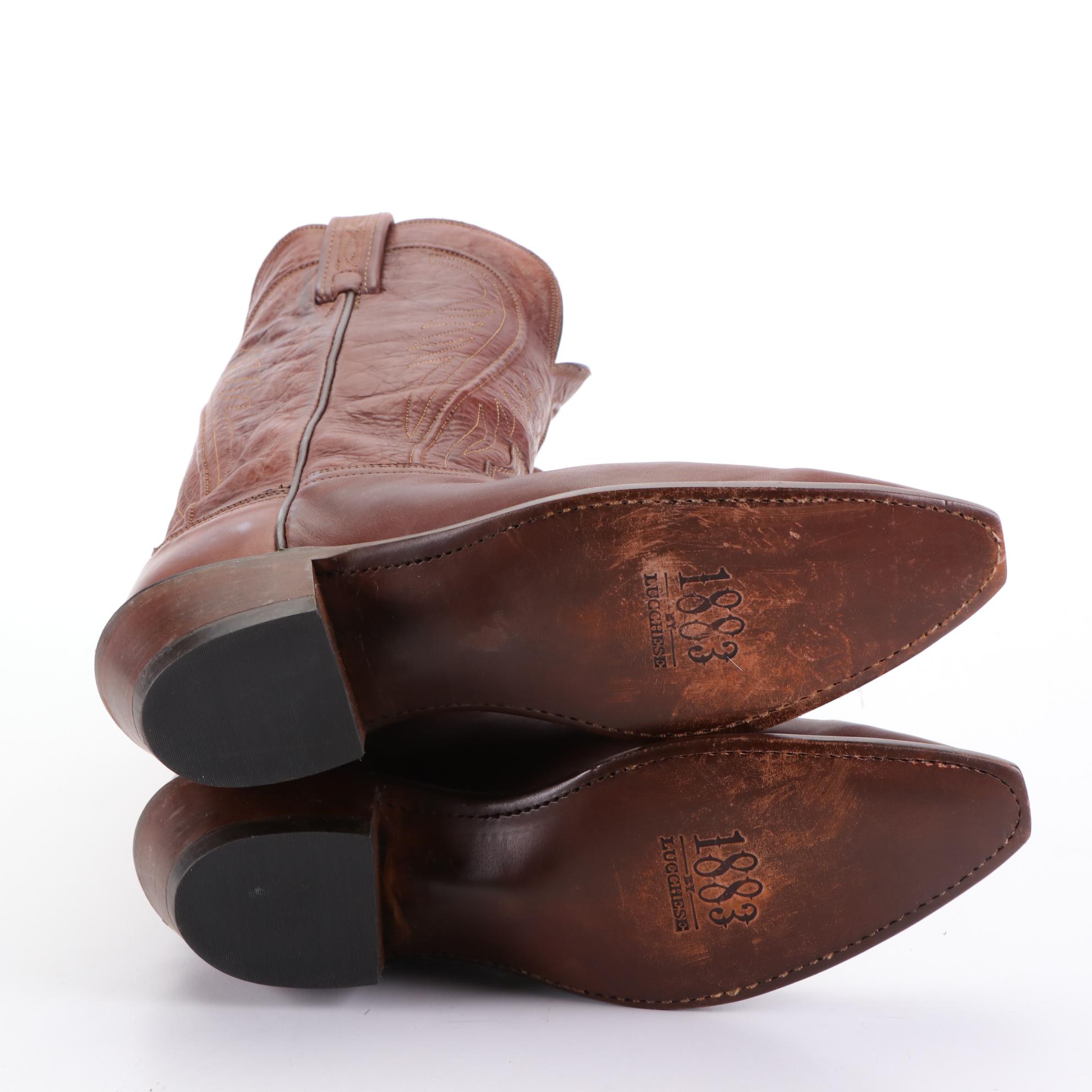 1883 by Lucchese X Toe Western Boots with Box