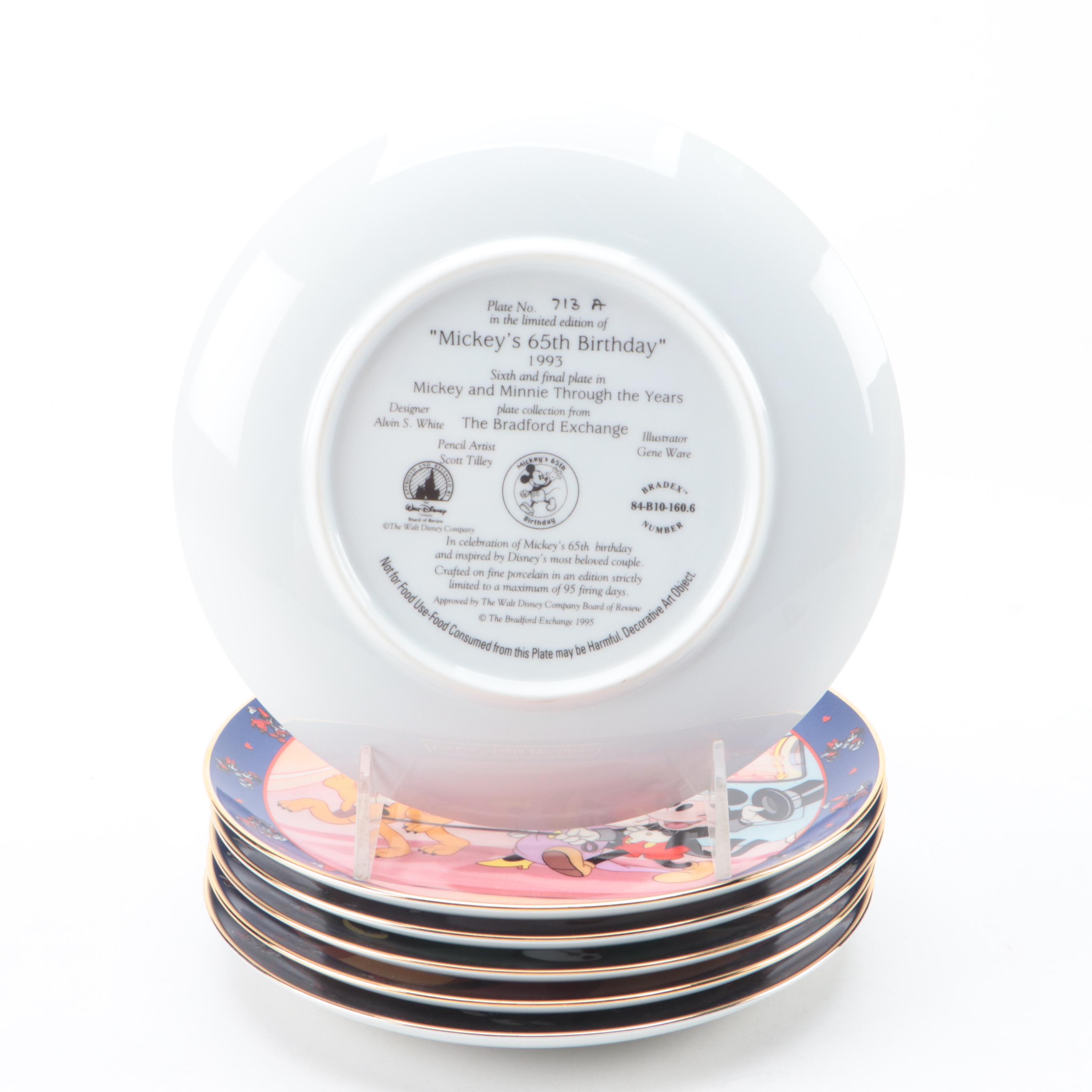 Bradford Exchange and Walt Disney Porcelain Collector Plates, Ornaments & More