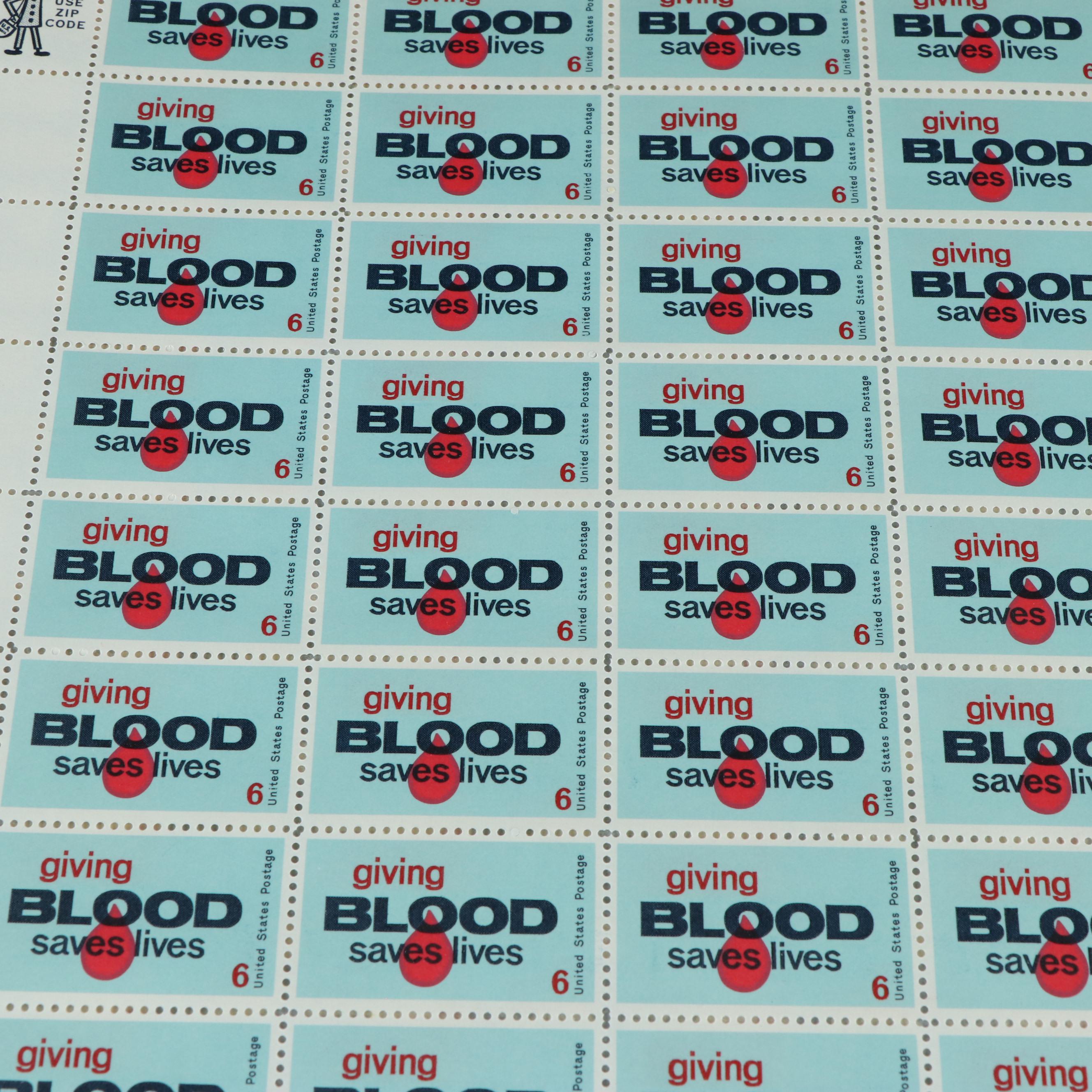 Forty Mint Sheet Files for Postage Stamp Sheets, 60s to 80s