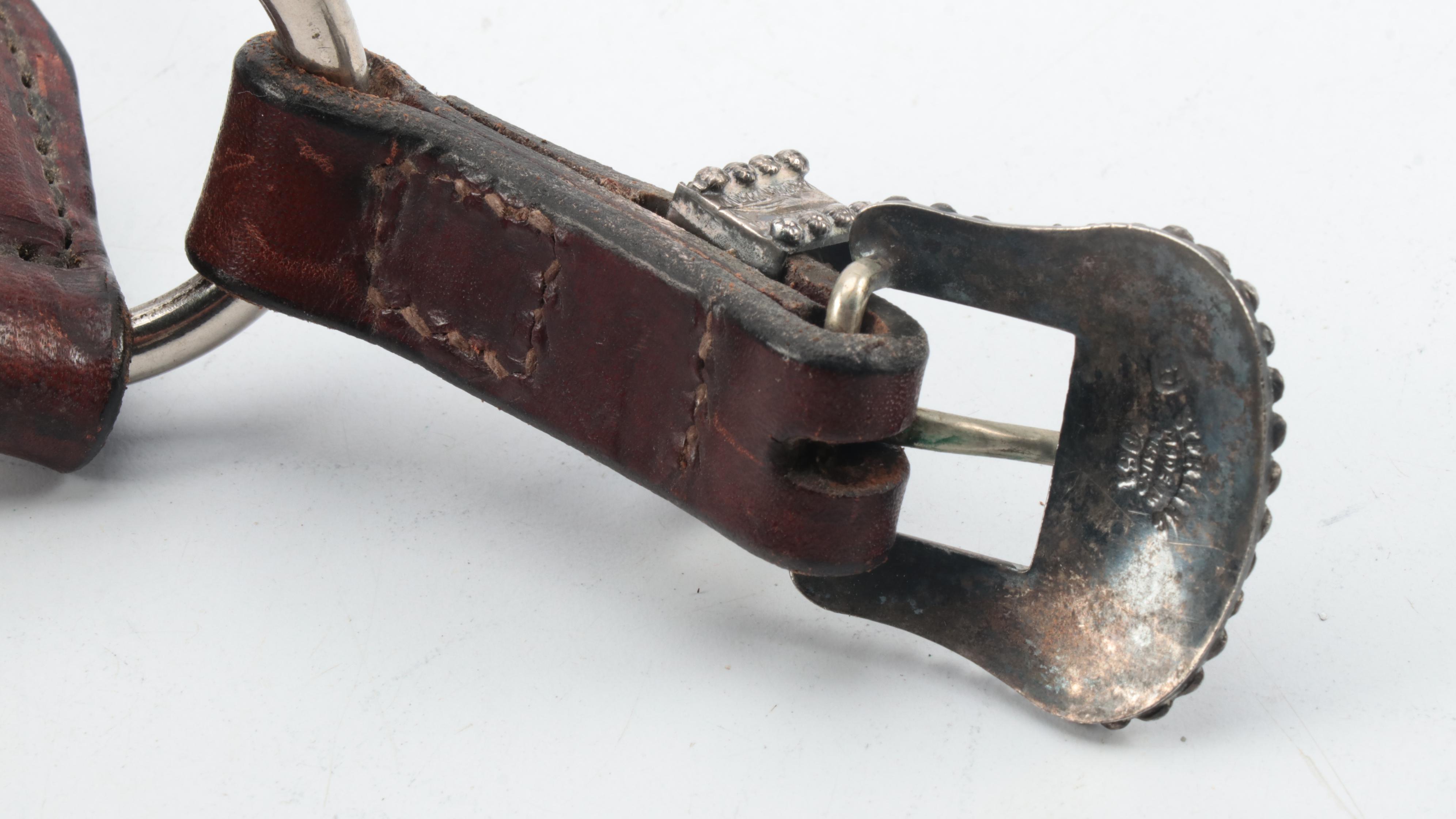 Leather and Sterling Silver Western Show Halter