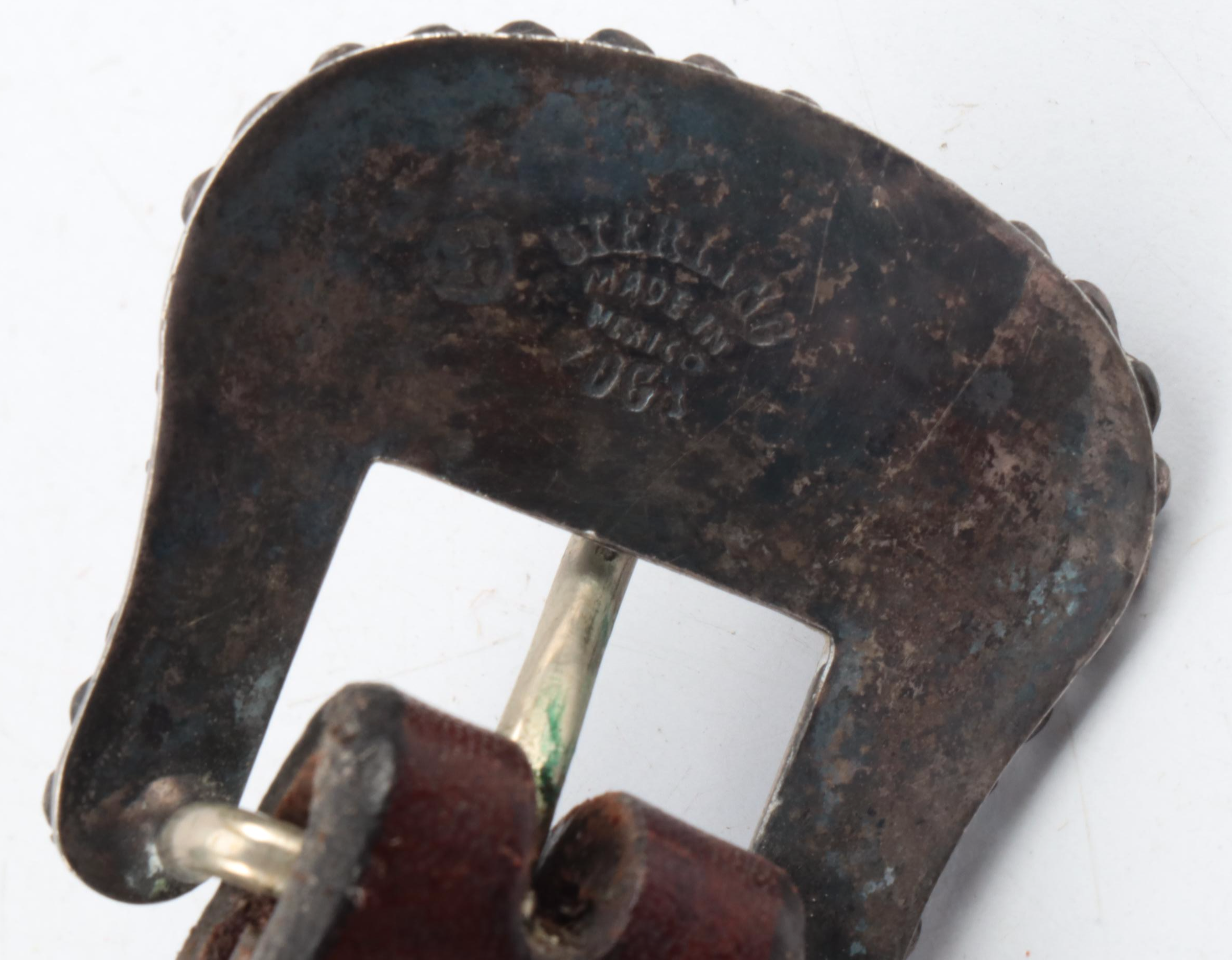 Leather and Sterling Silver Western Show Halter