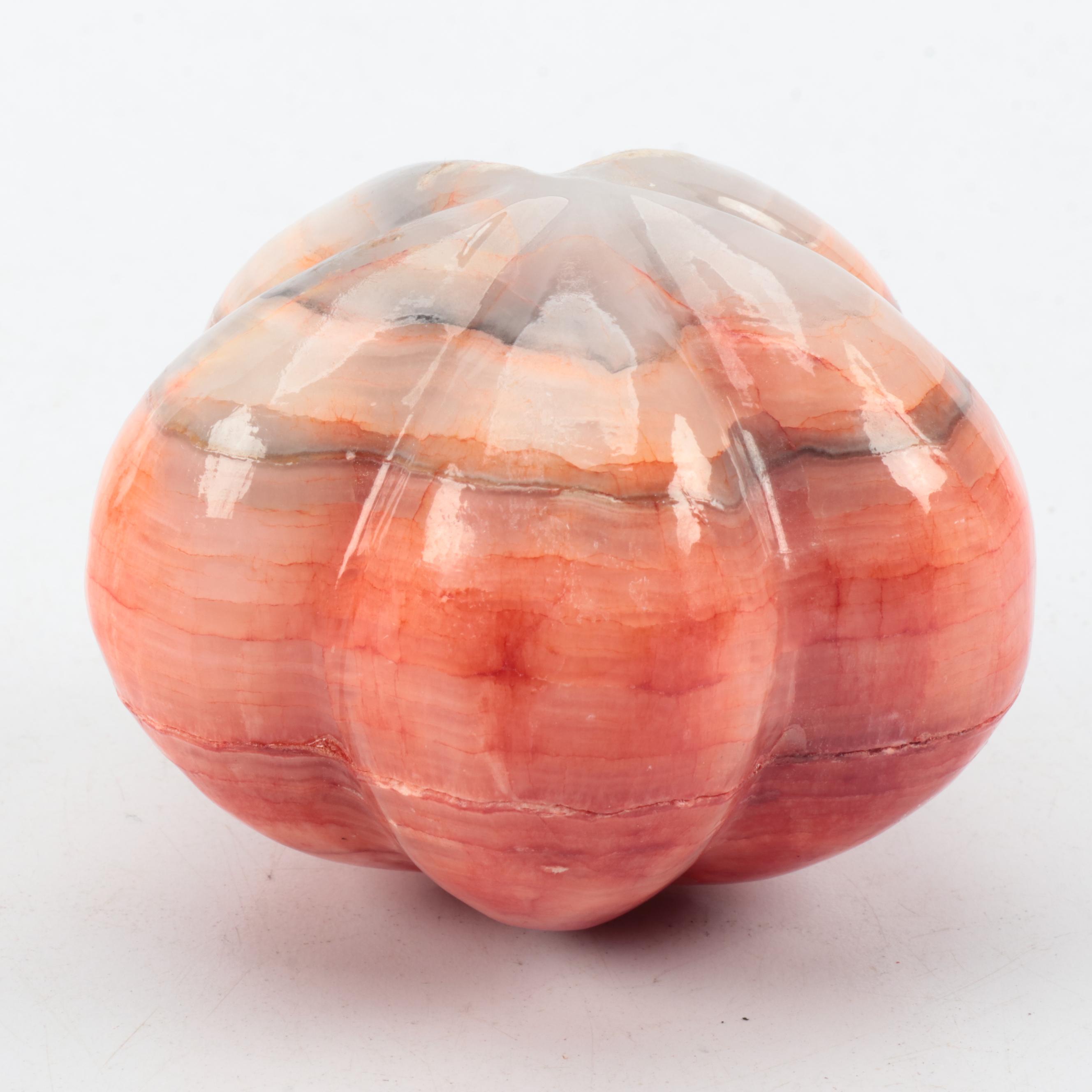 Decorative Carved Stone Fruit, Mid to Late 20th Century