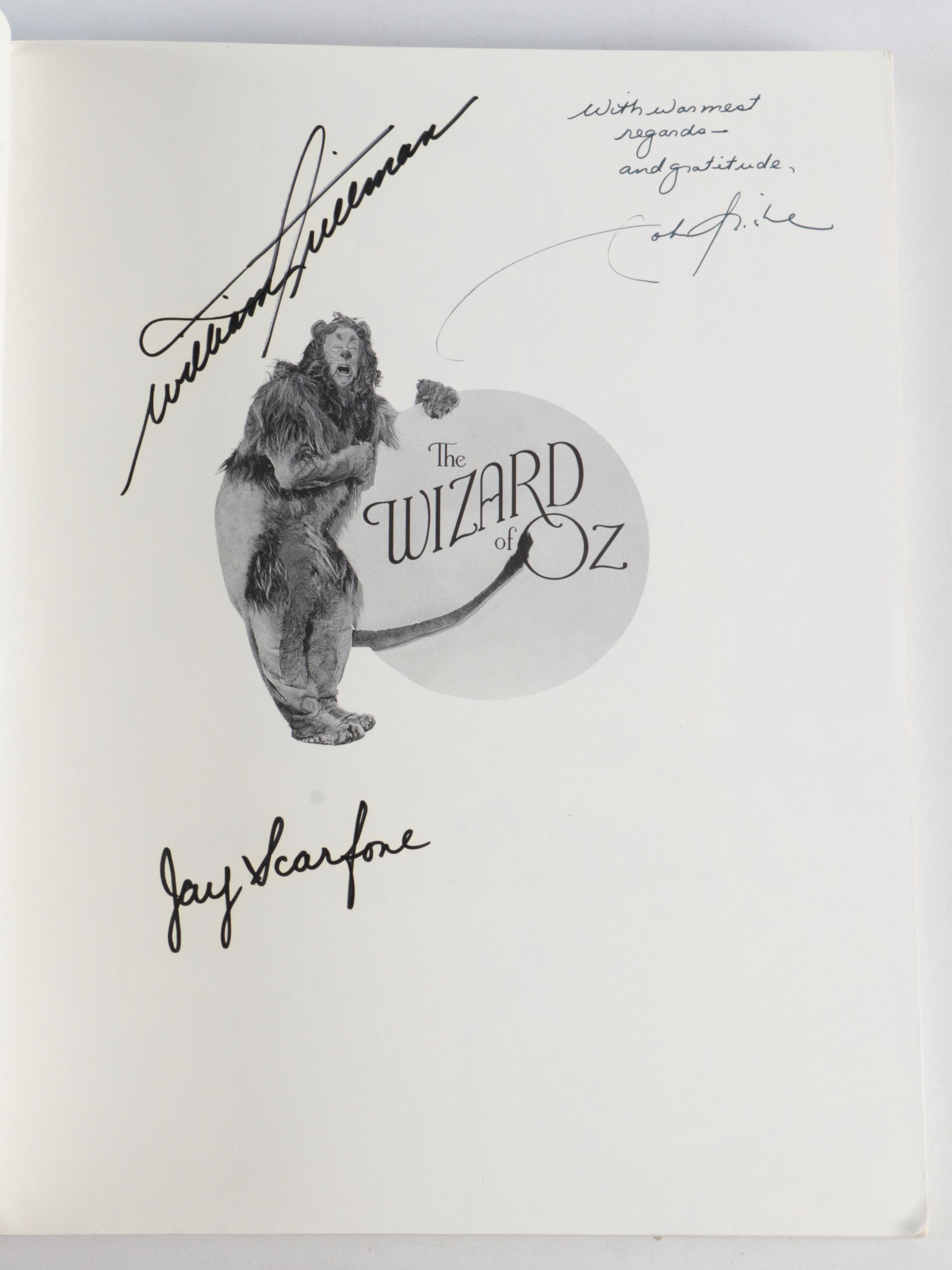 Multi-Signed "The Wizard of Oz: 50th Anniversary Pictorial History," 1990