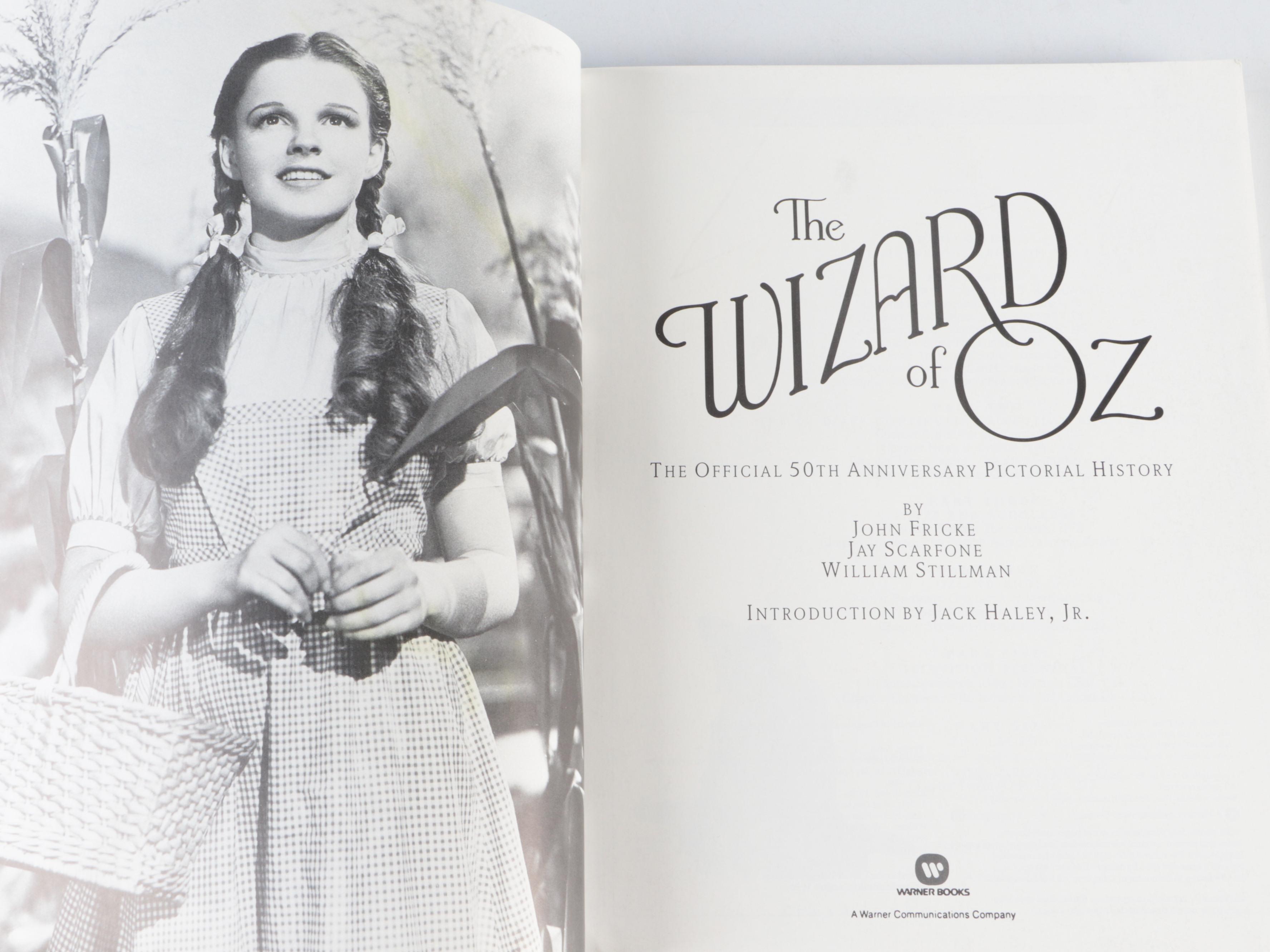 Multi-Signed "The Wizard of Oz: 50th Anniversary Pictorial History," 1990