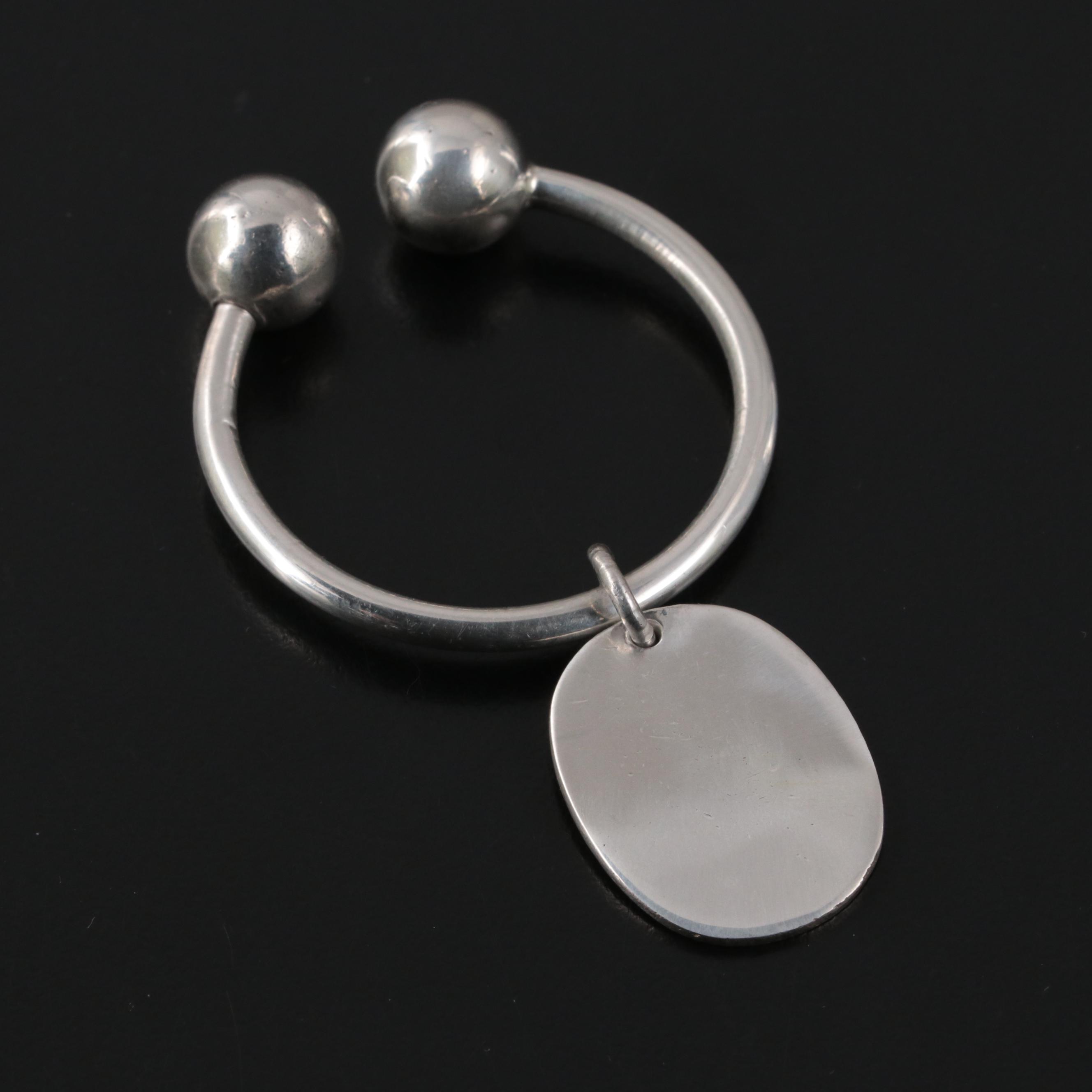 Tiffany & Co. Sterling Silver Keychain