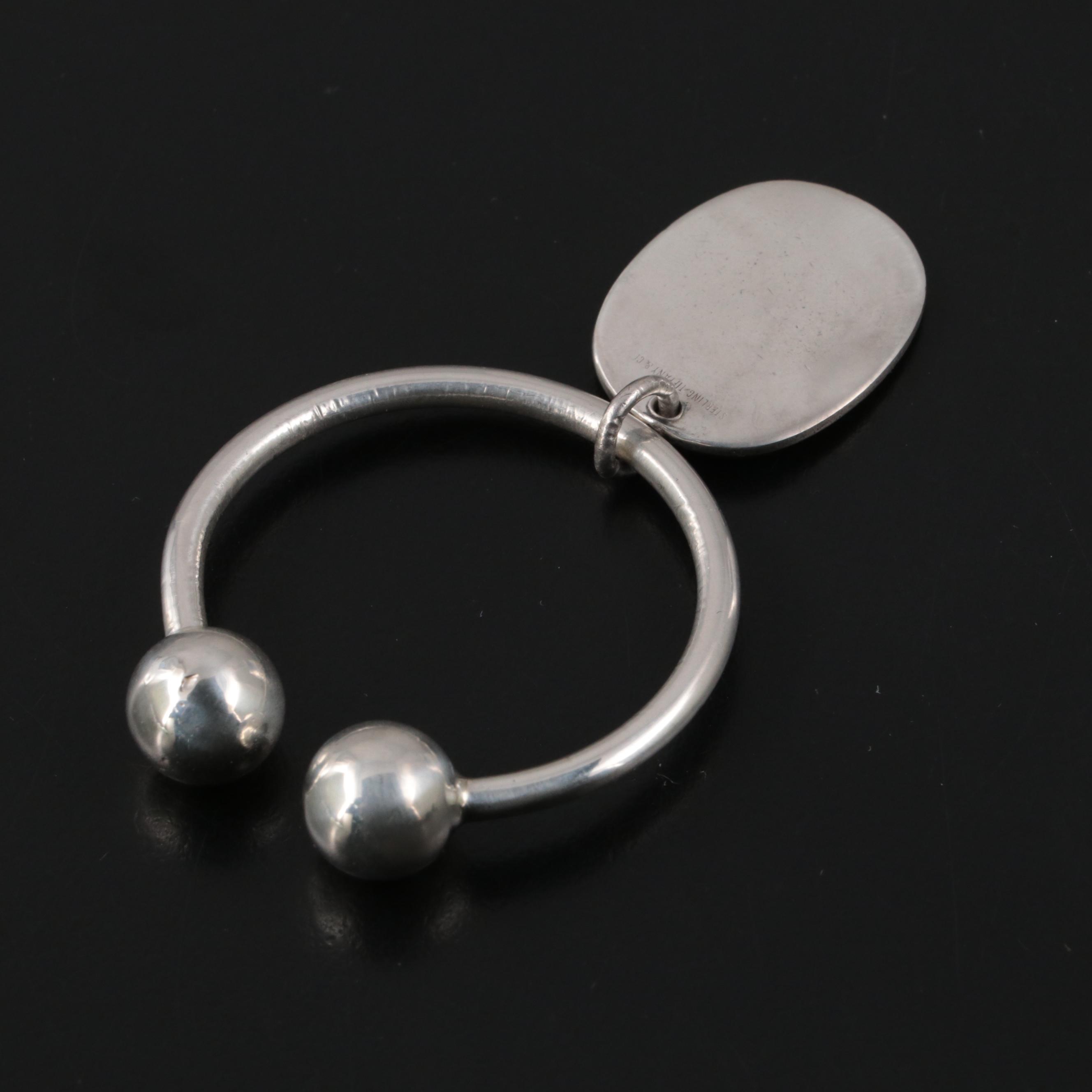 Tiffany & Co. Sterling Silver Keychain