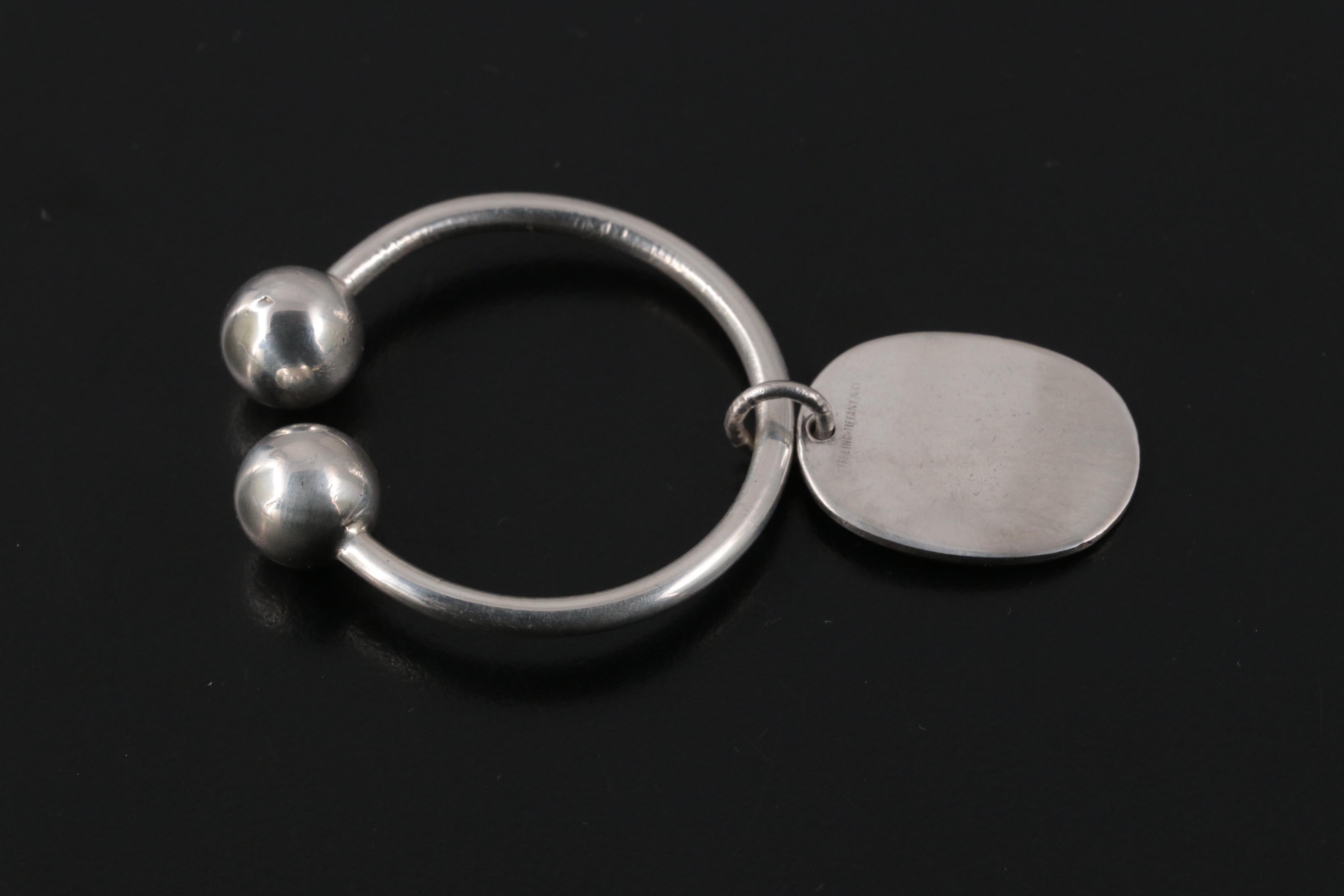 Tiffany & Co. Sterling Silver Keychain
