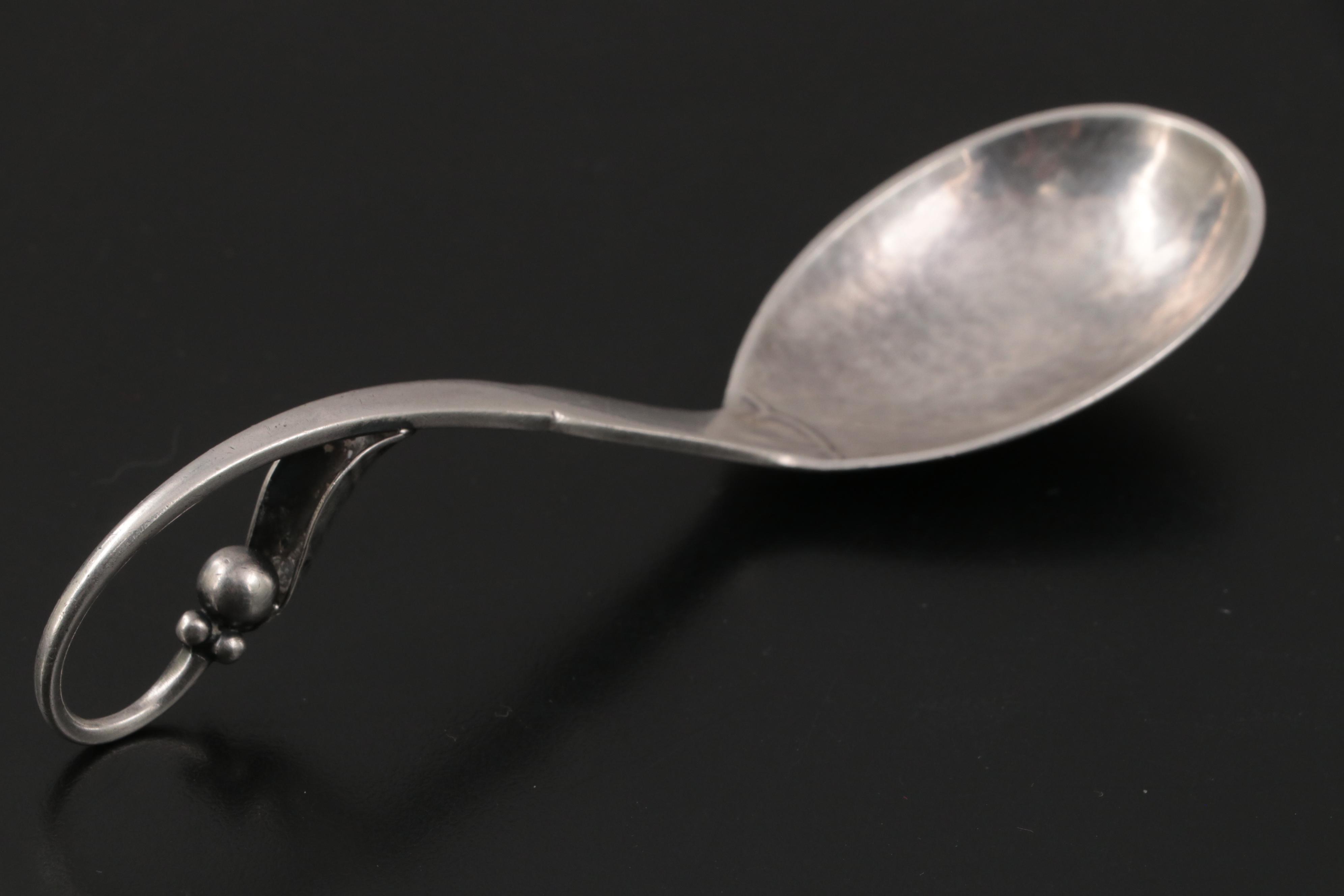 A. Michelsen "No. 10" Spoon of the Month and Gerog Jensen Sterling Silver Spoon