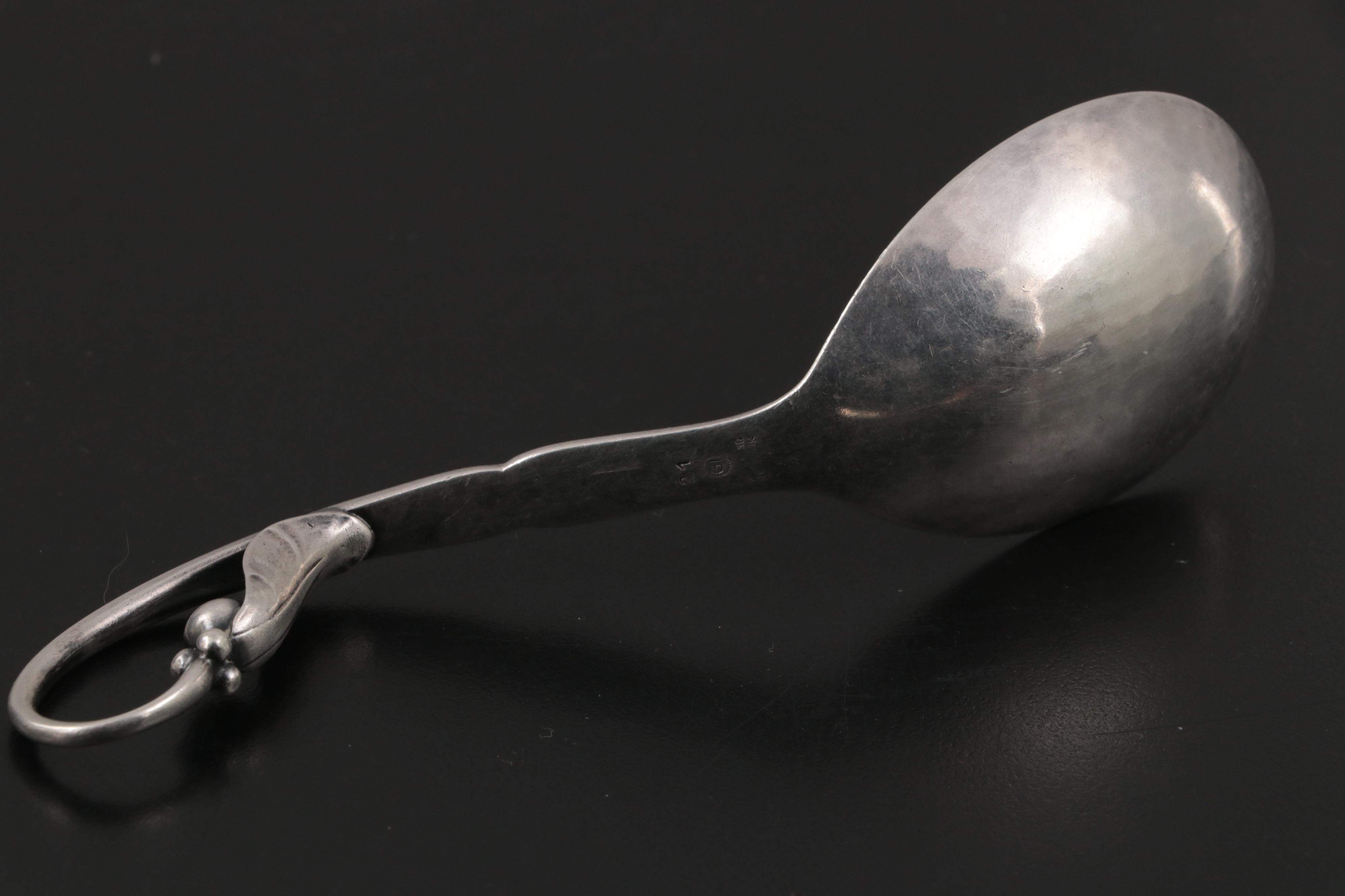 A. Michelsen "No. 10" Spoon of the Month and Gerog Jensen Sterling Silver Spoon