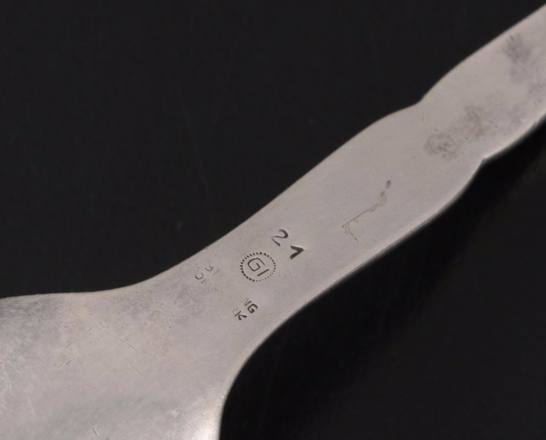 A. Michelsen "No. 10" Spoon of the Month and Gerog Jensen Sterling Silver Spoon