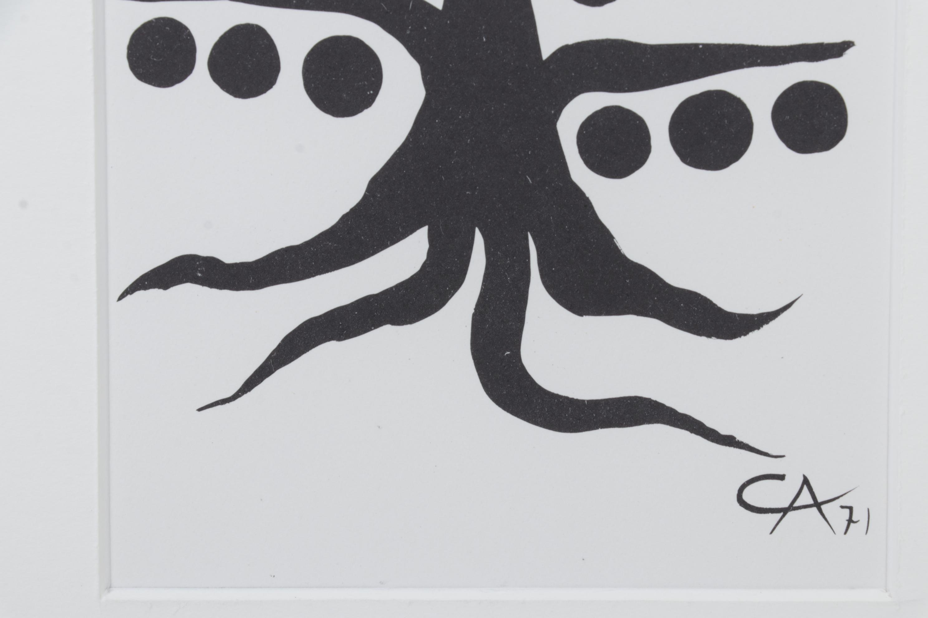 Alexander Calder Lithograph for "Derrière le Miroir," 1971