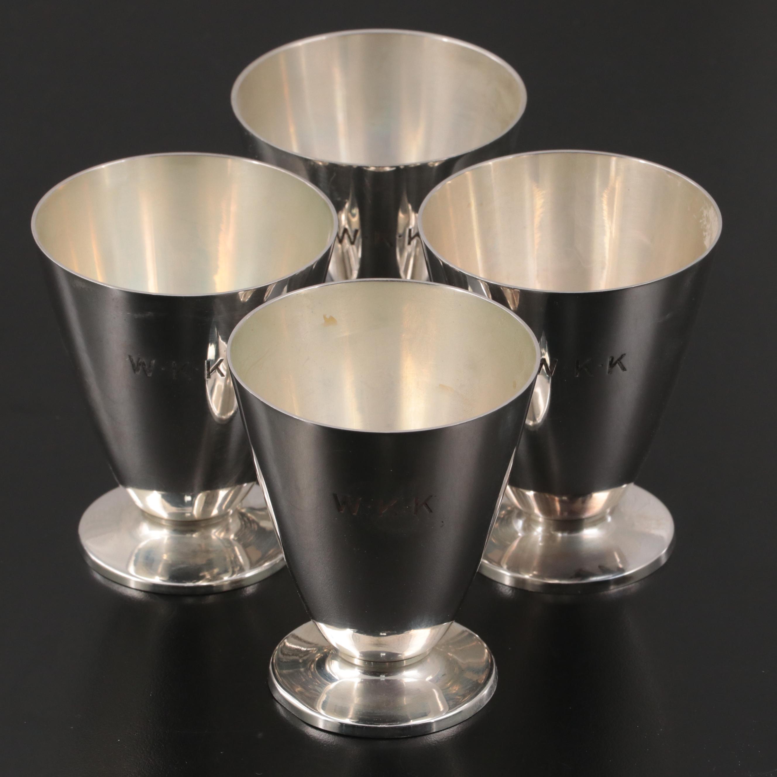 Tiffany & Co. Modernist Sterling Silver Cocktail Cups