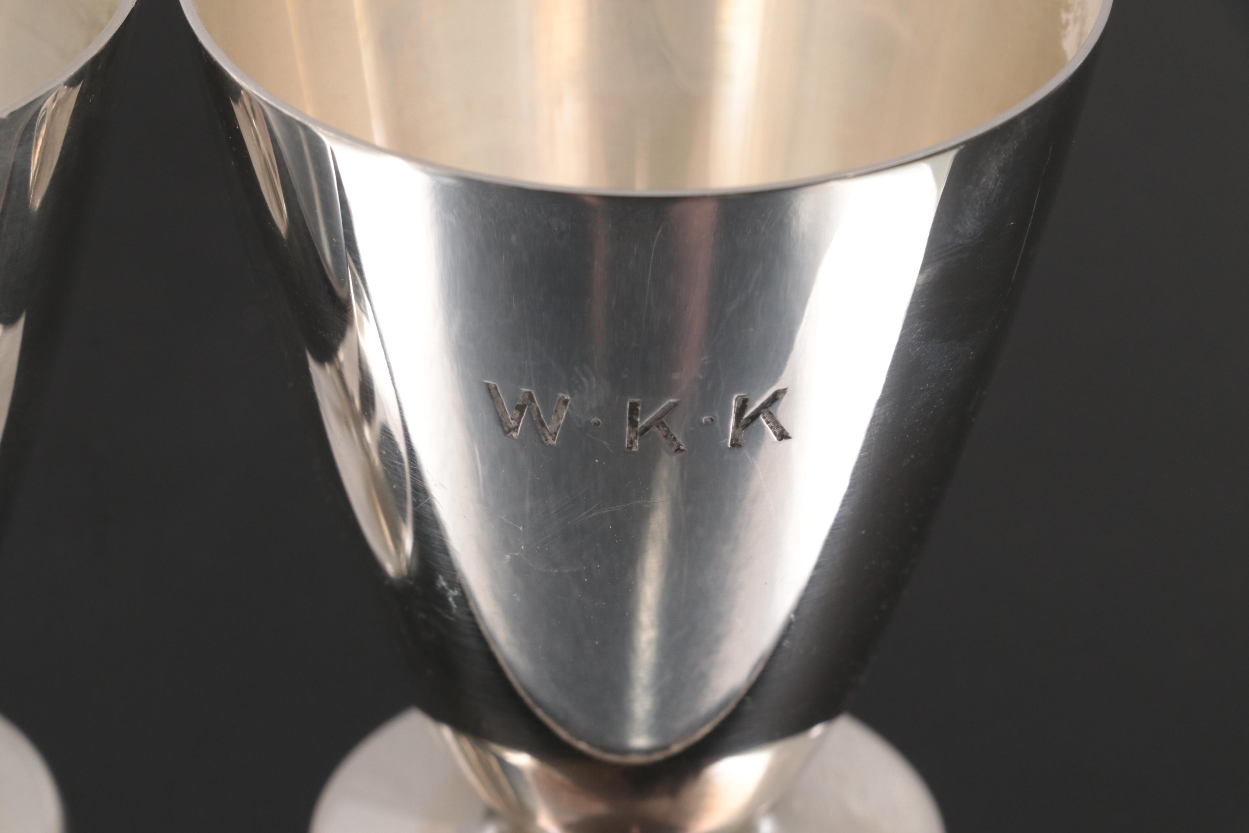 Tiffany & Co. Modernist Sterling Silver Cocktail Cups