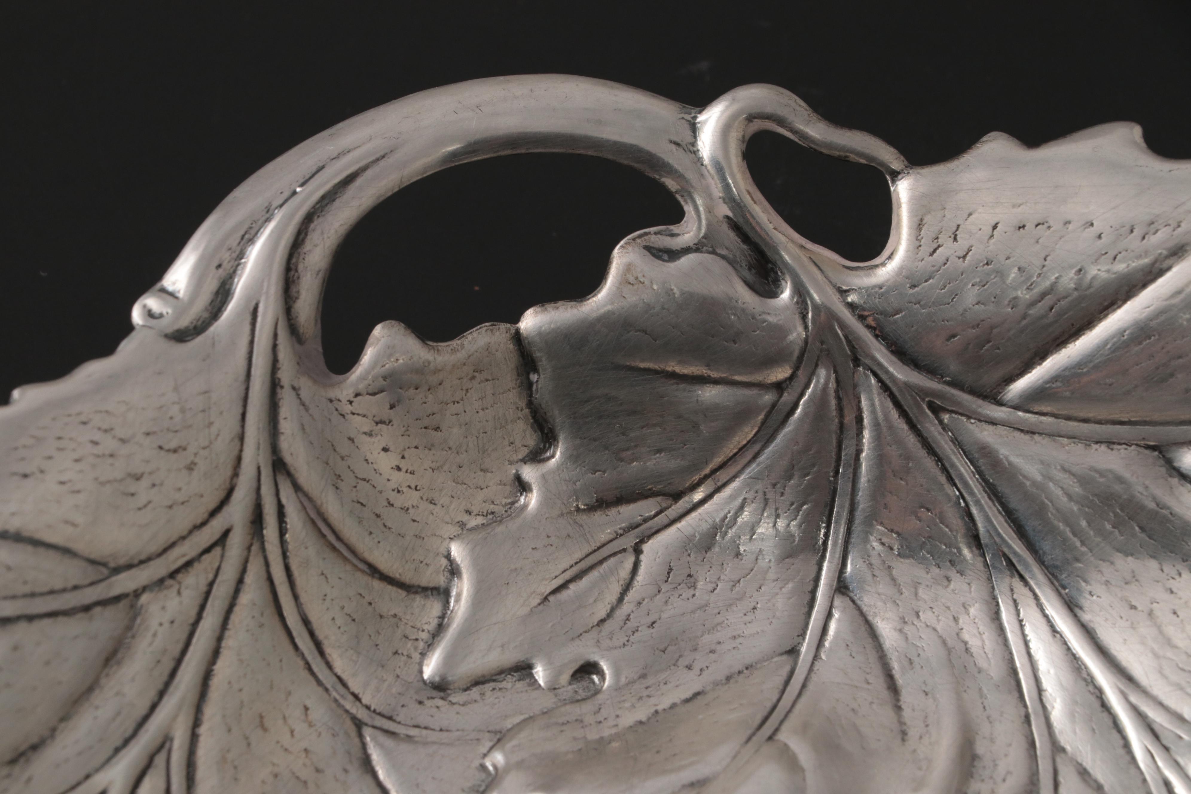 International Sterling Silver Leaf Bowl with Gorham Black, Starr & Frost Marks