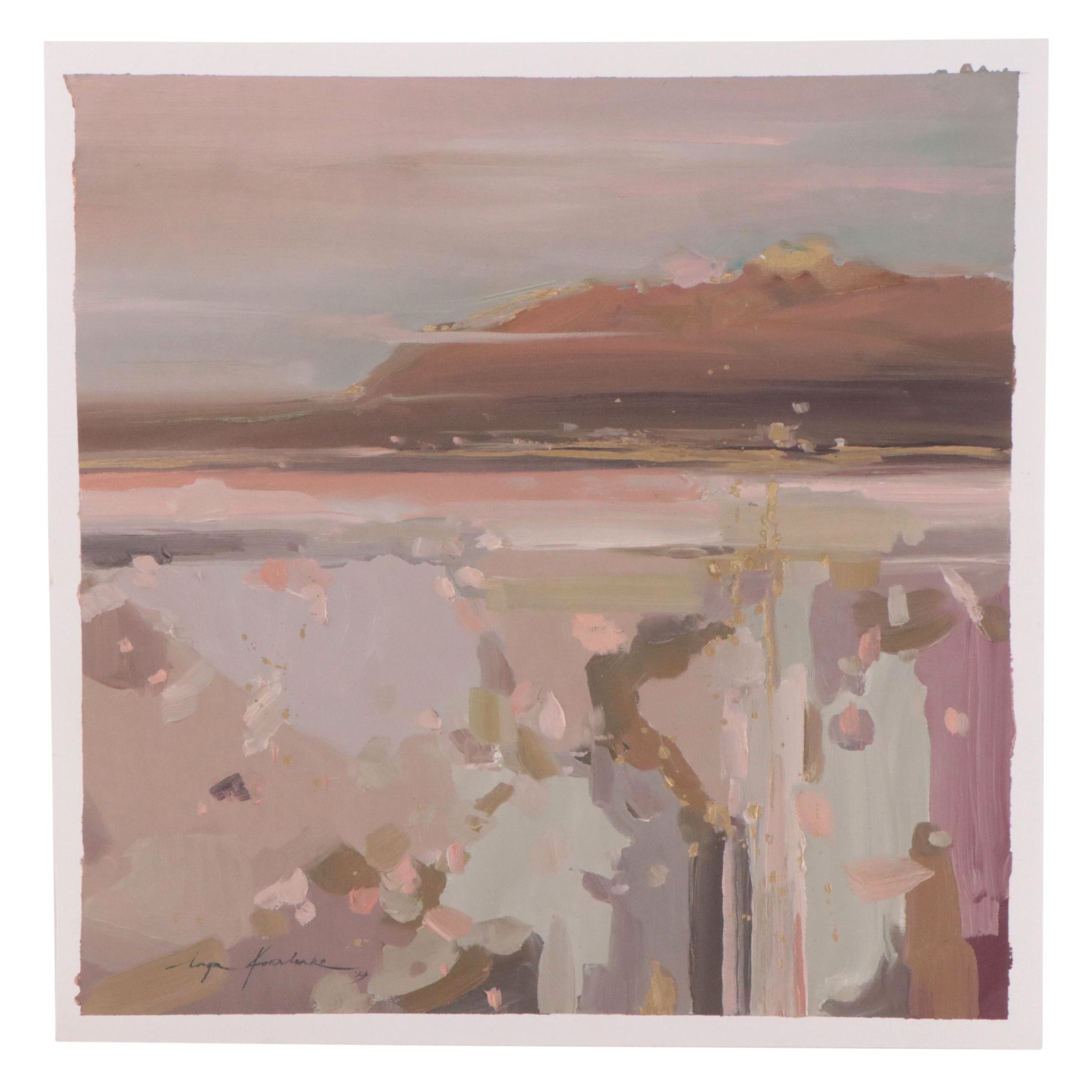 Inga Kovalenko Abstract Oil Painting, 2023