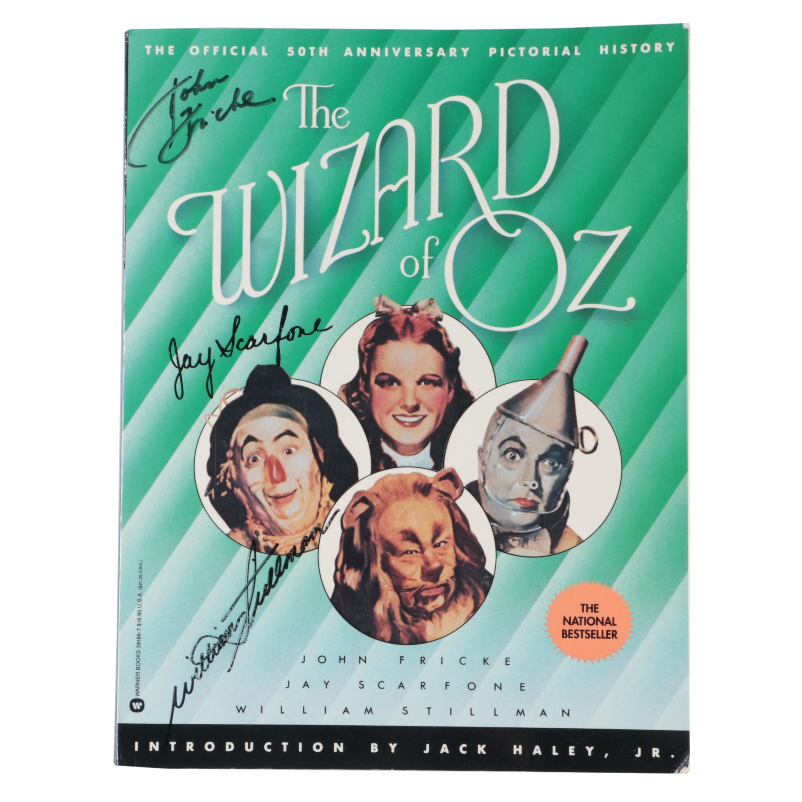 Multi-Signed "The Wizard of Oz: 50th Anniversary Pictorial History," 1990