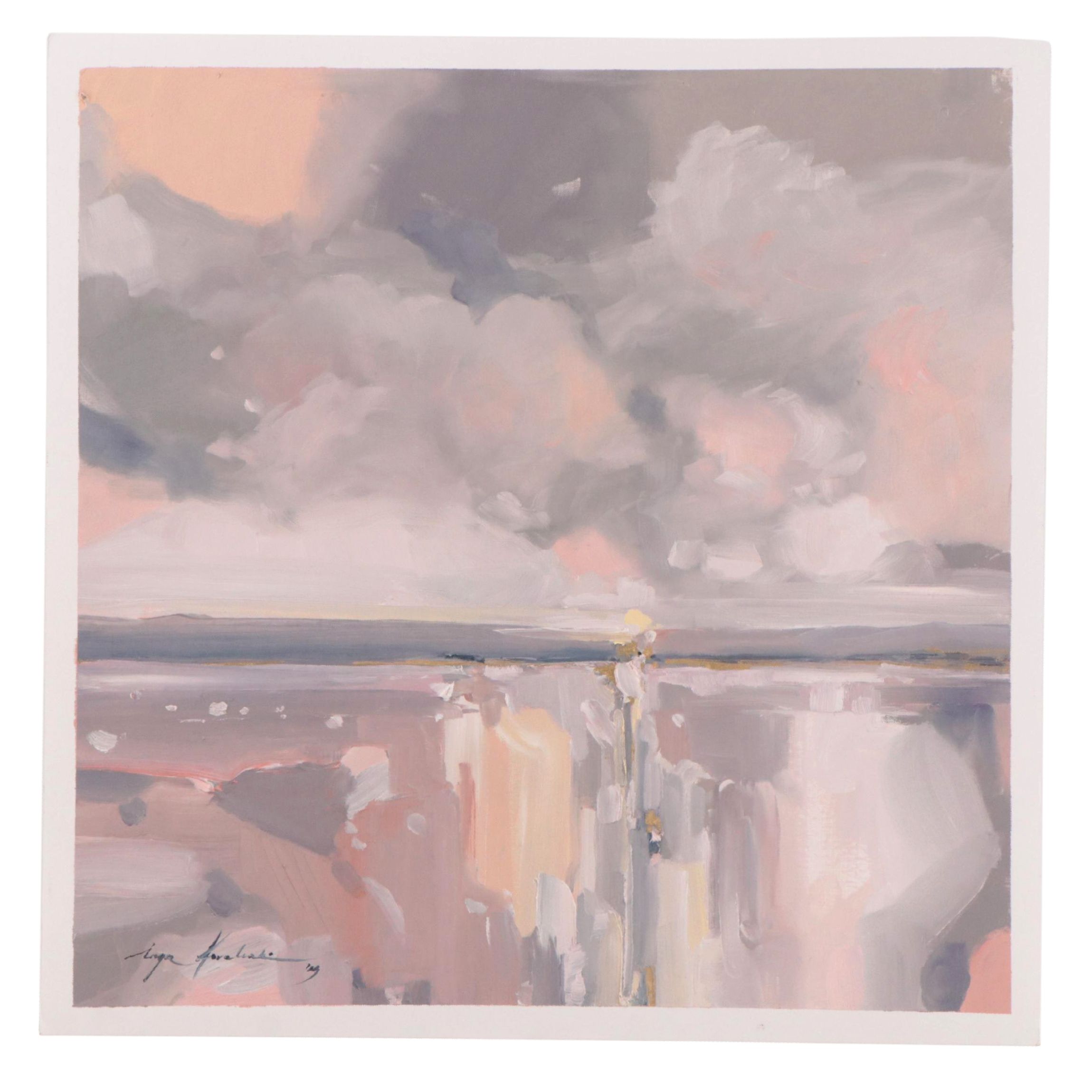 Inga Kovalenko Abstract Oil Painting, 2023