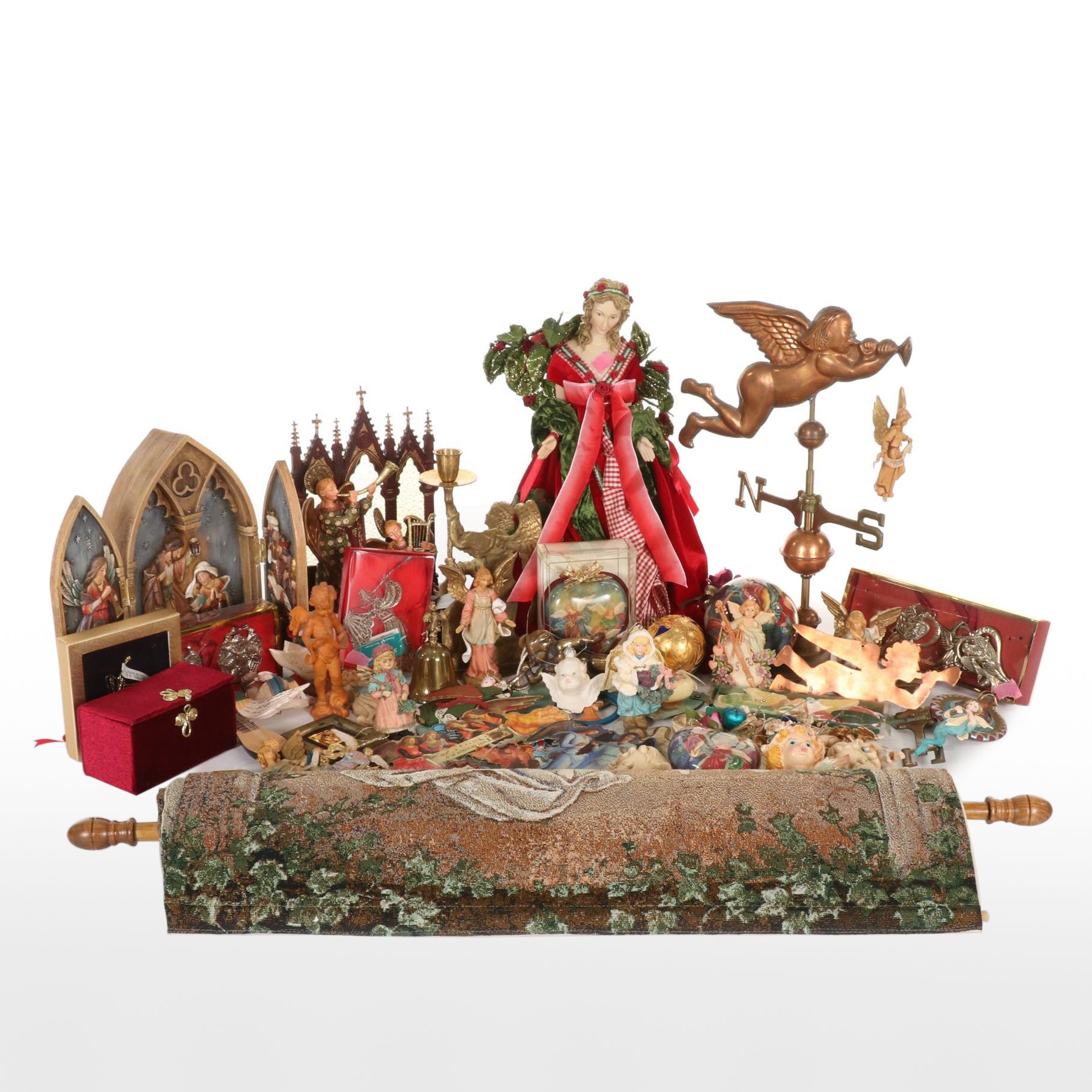 Victorian Style Christmas Ornaments and Décor Featuring Gorham