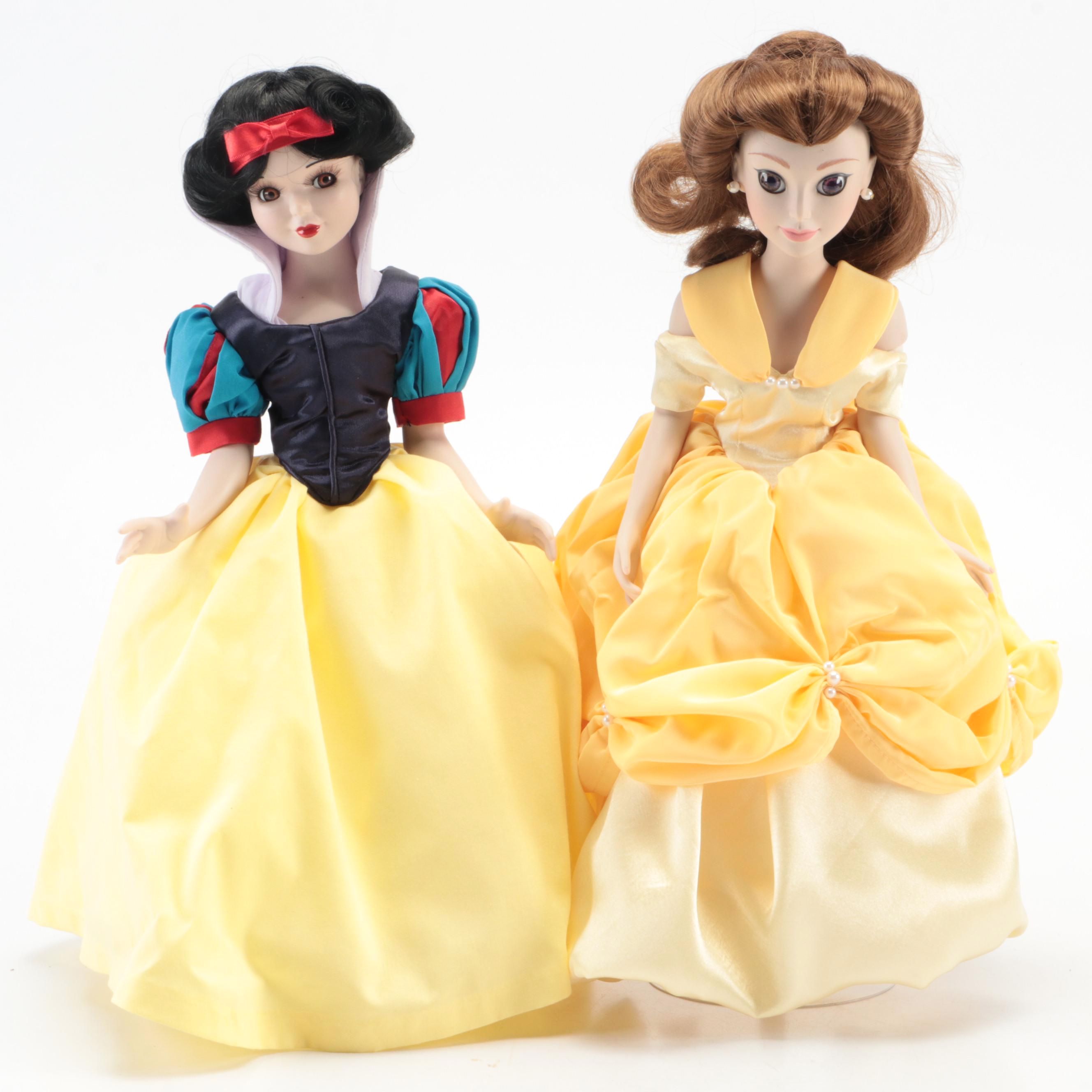 Disney "Snow White" and "Belle" Dolls