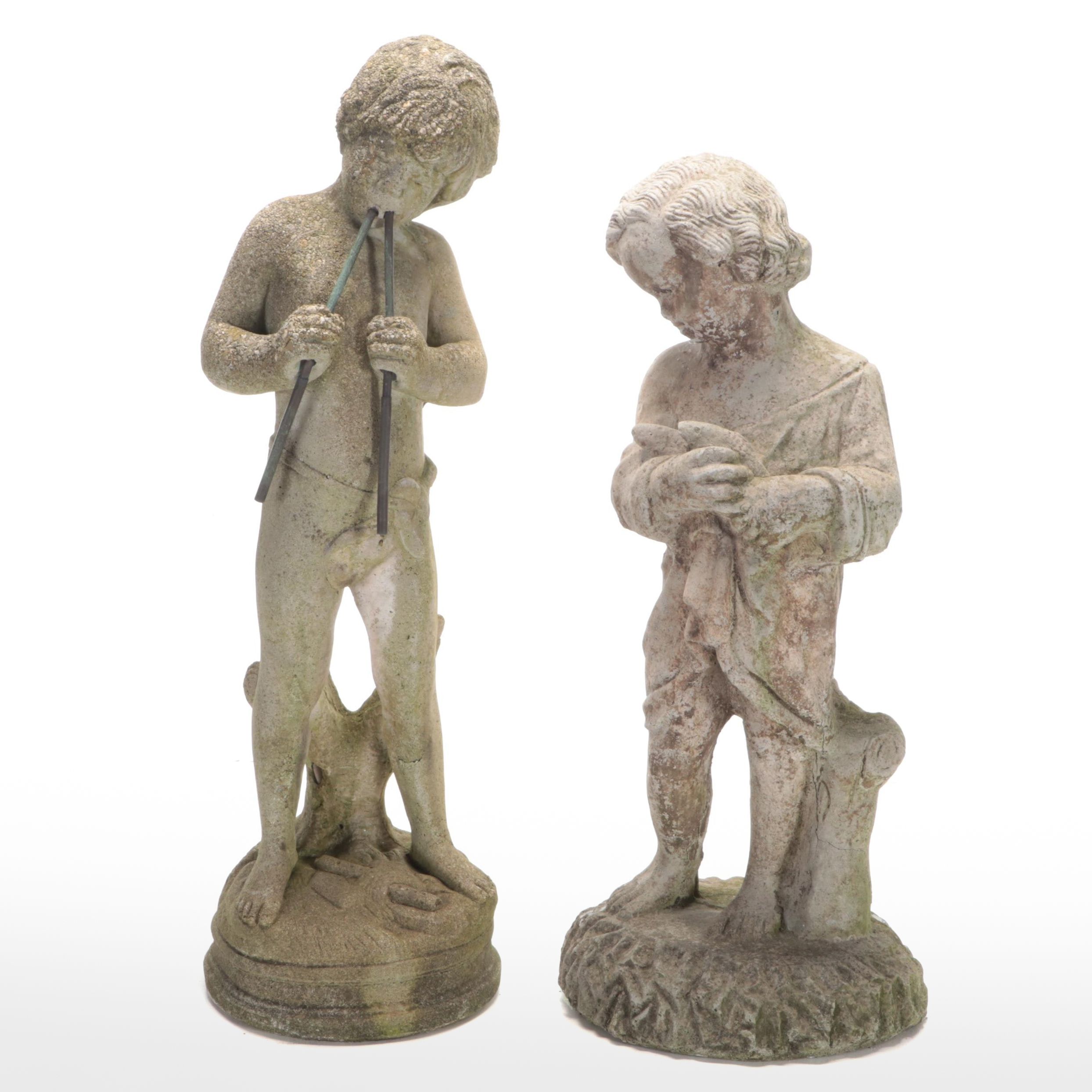 Cast Concrete Garden Statues