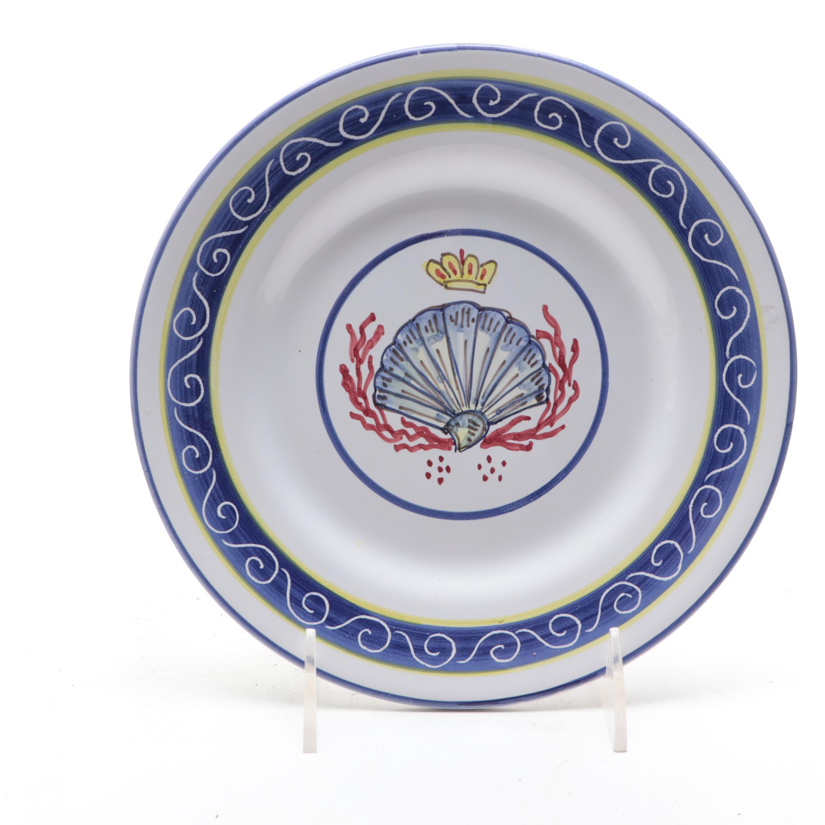 Italian Deruta Majolica Palio di Siena Plates