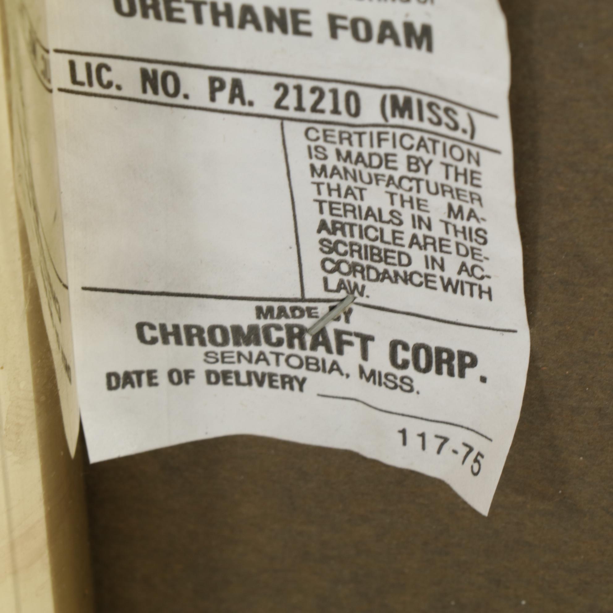 Post Modern Gold and Black Metal Dining Table and Chromcraft Chairs EBTH