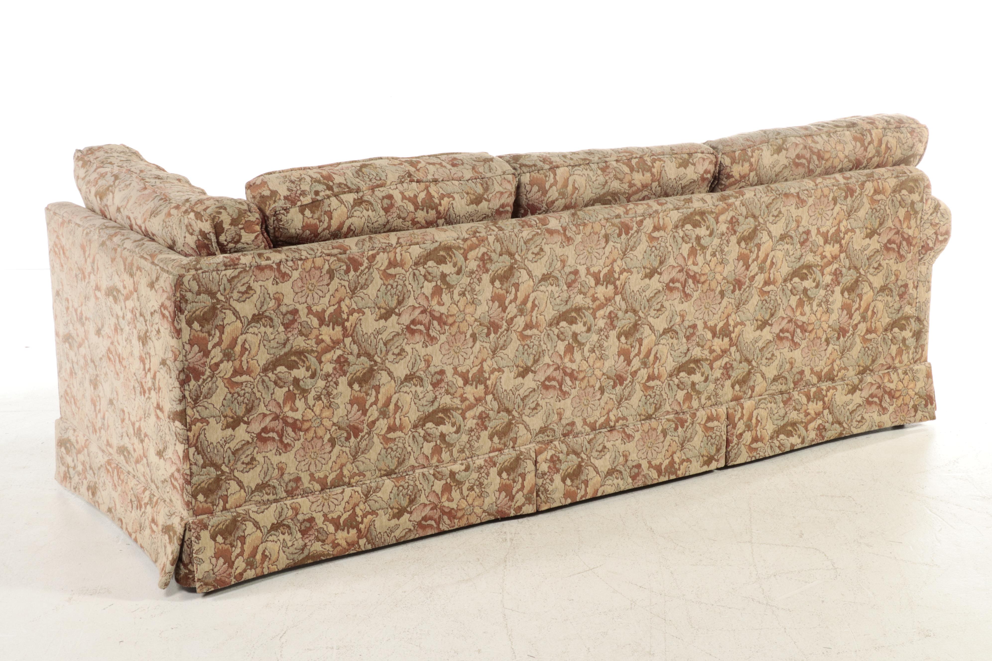 Two-Piece Norwalk Furniture Custom-Upholstered Sectional Sofa