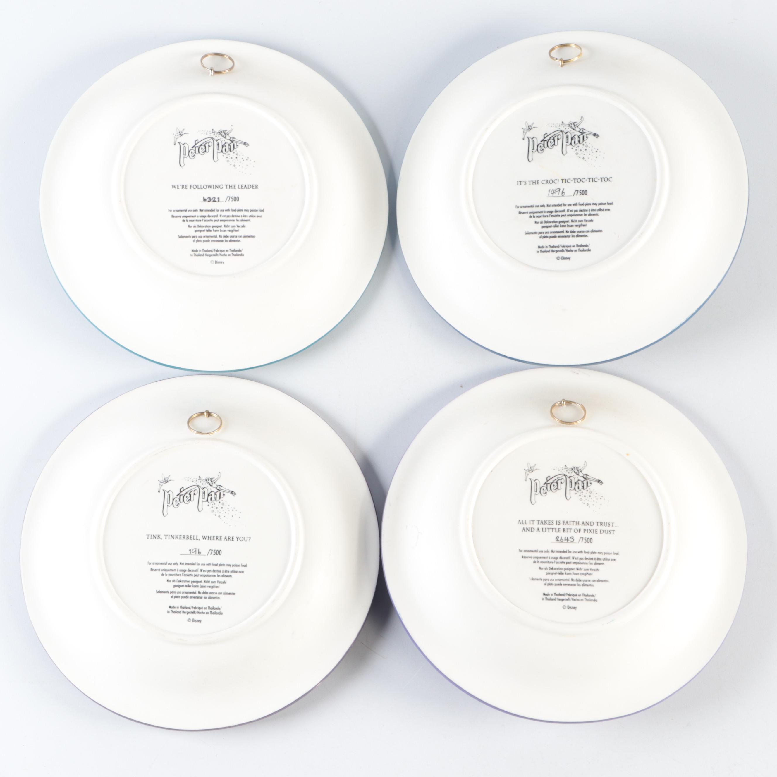 Disney "Peter Pan" Ceramic Collector Plates