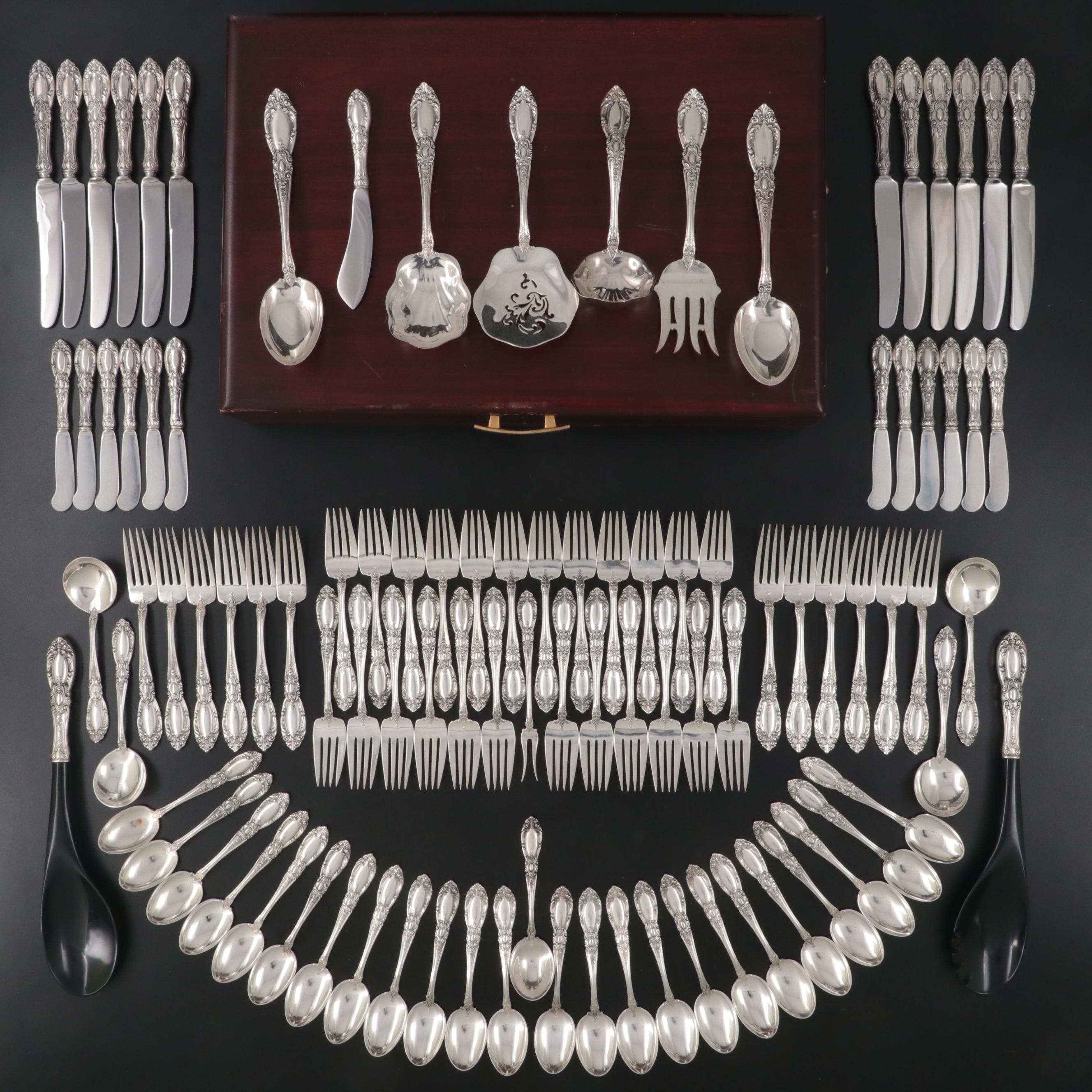 Towle "King Richard" Sterling Silver Flatware in Chest
