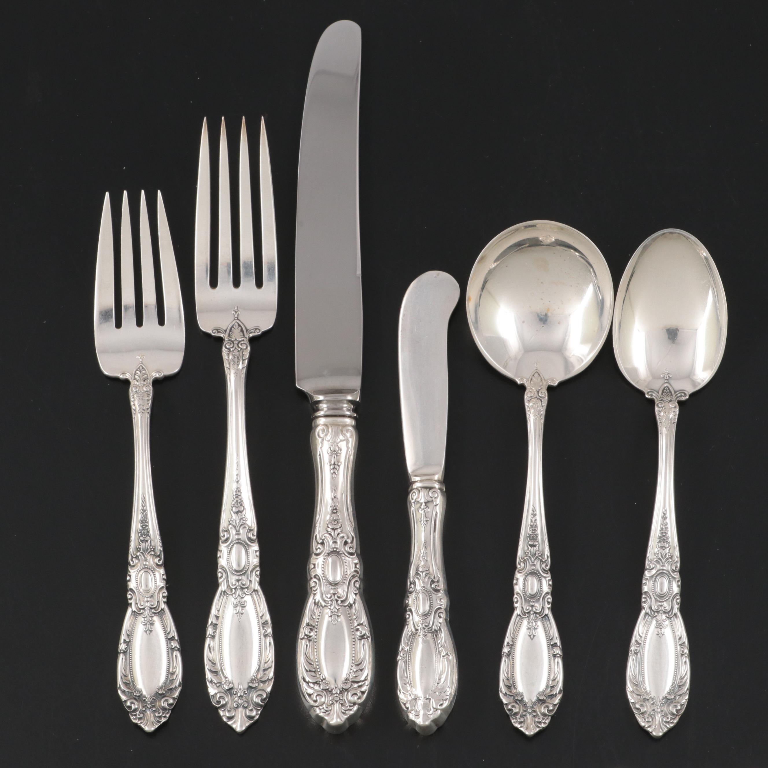Towle "King Richard" Sterling Silver Flatware in Chest