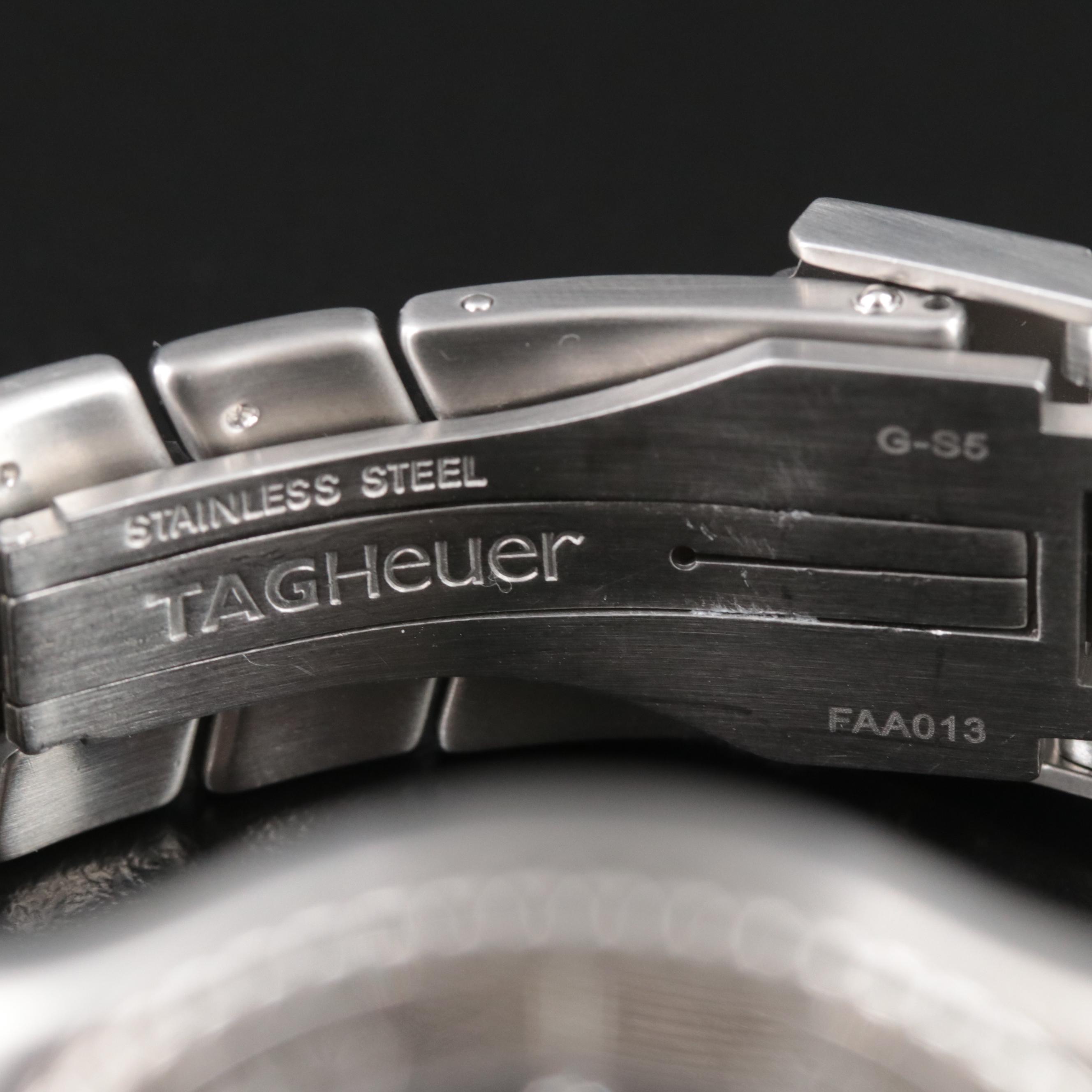 TAG Heuer Link Factory Diamond Black Dial 39mm Steel Quartz Watch