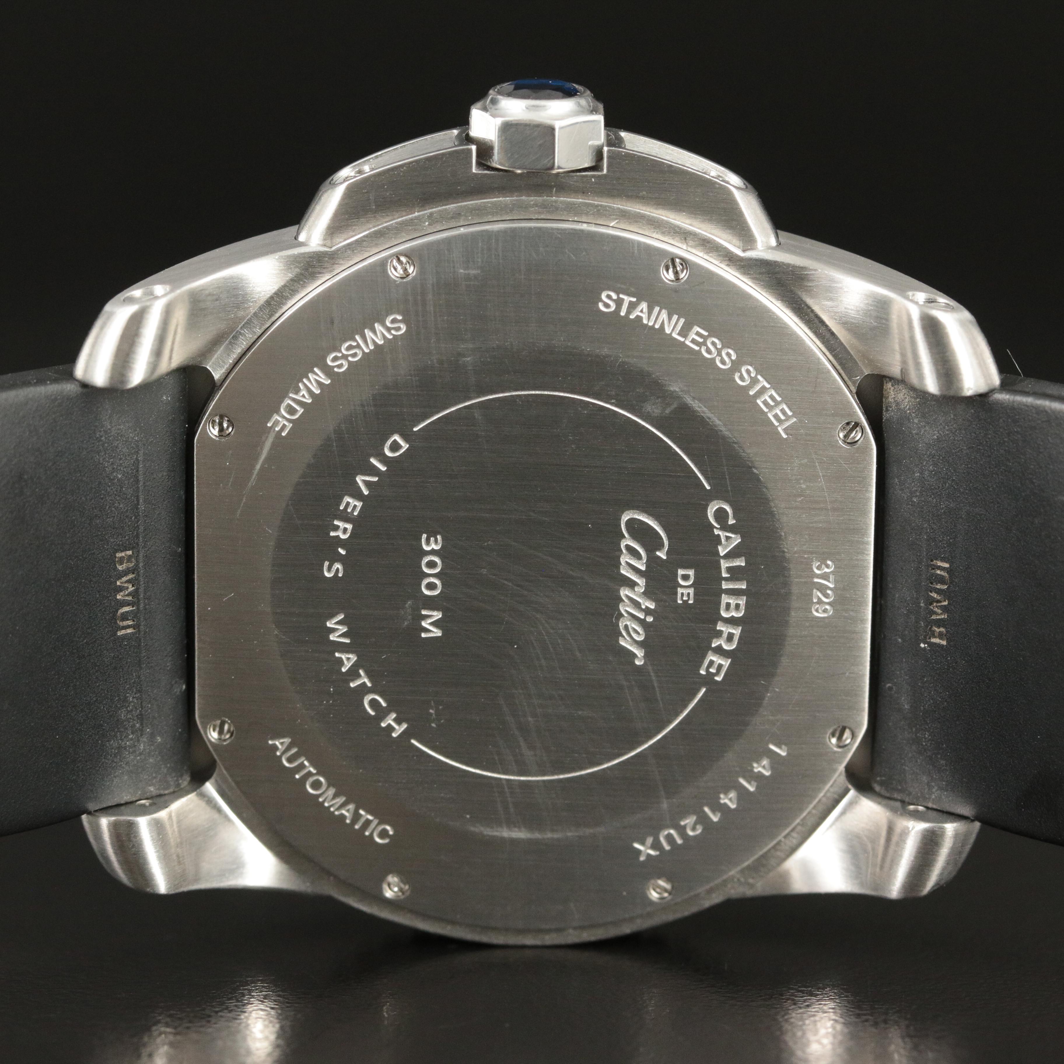 Cartier Calibre de Cartier Diver Steel 42mm Black Ceramic Automatic Watch