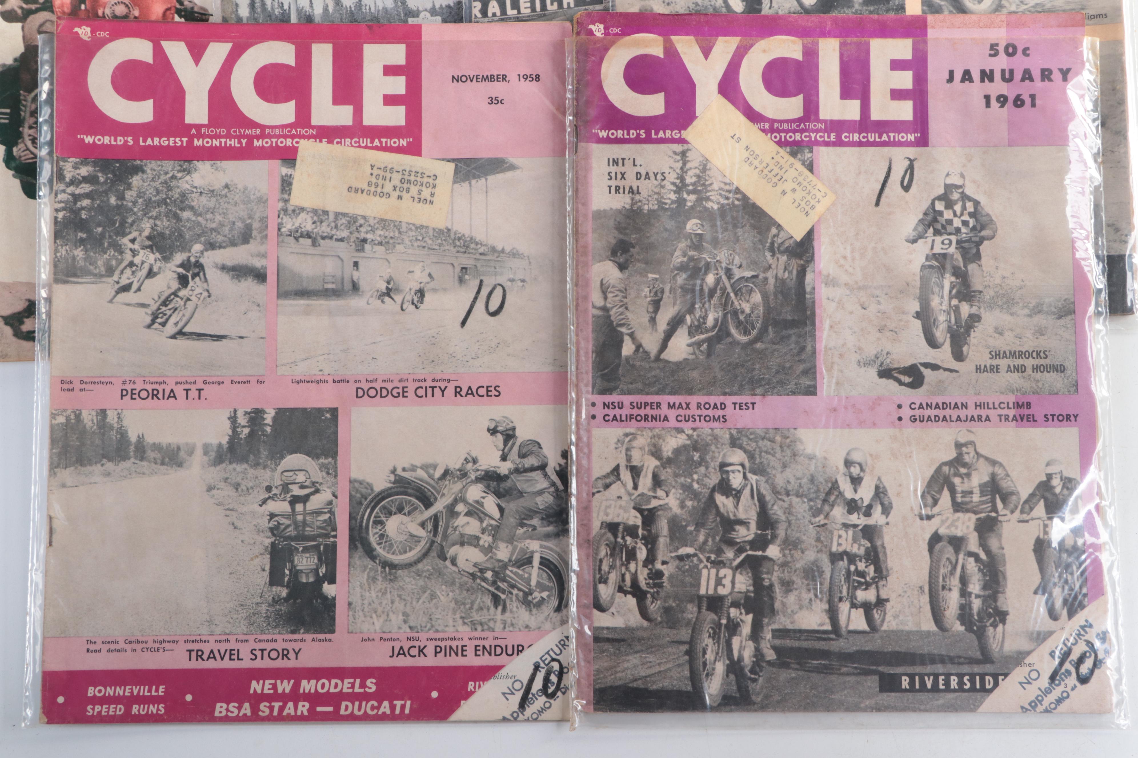 "Cycle" Magazine Collection, Mid-20th Century
