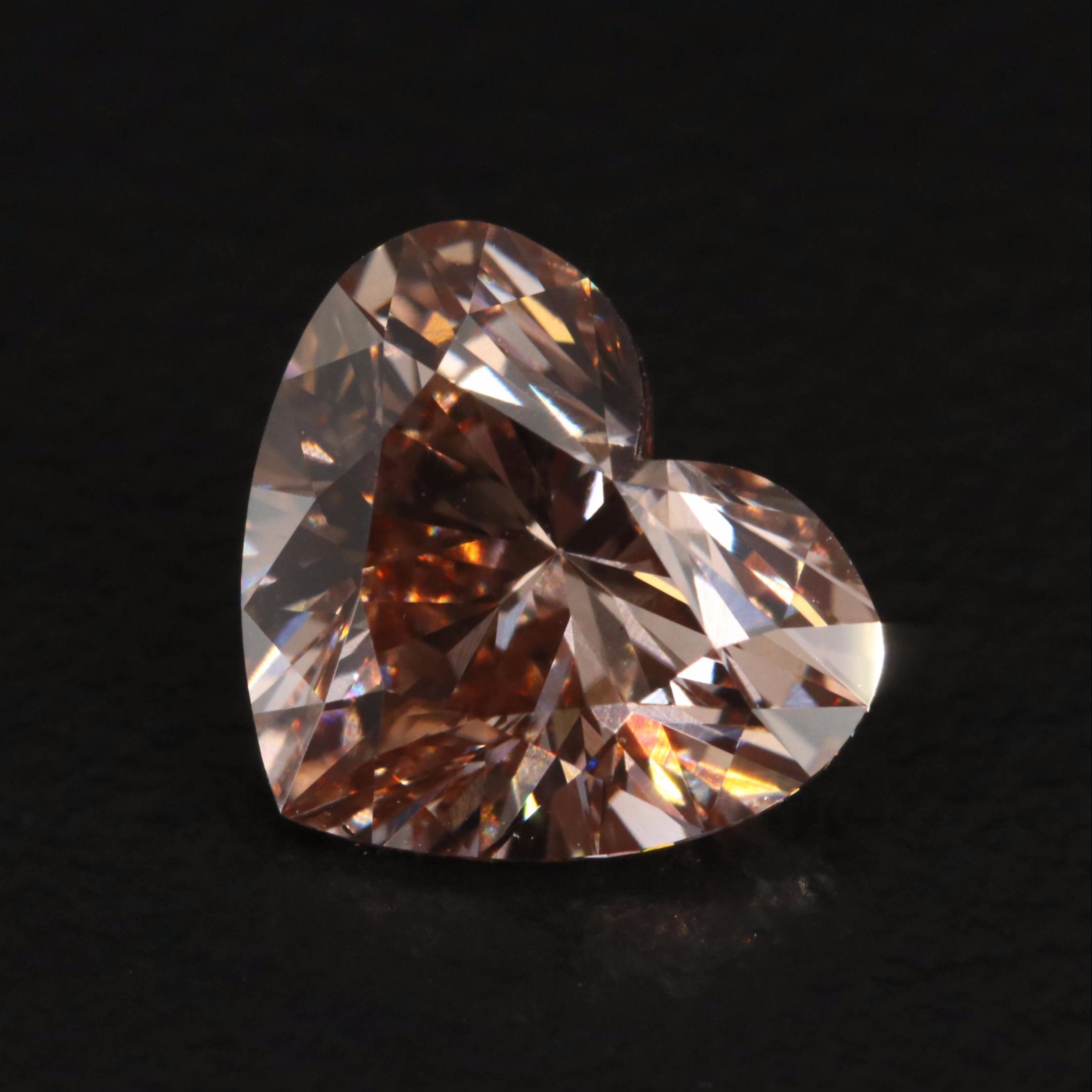 Loose 2.09 CT Fancy Light Brown Diamond