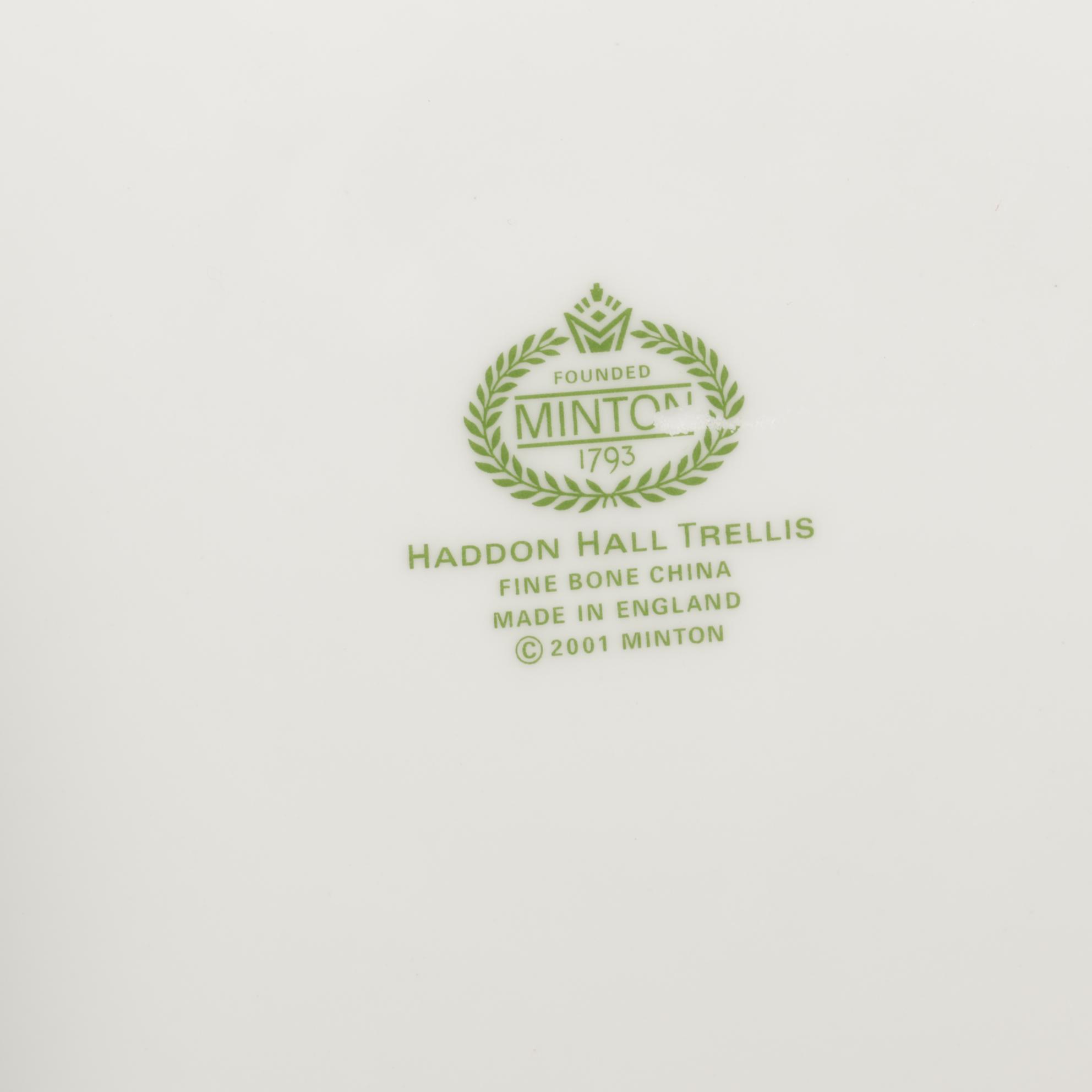 Minton "Haddon Hall" Dinnerware, Service for Six, 1948-2011