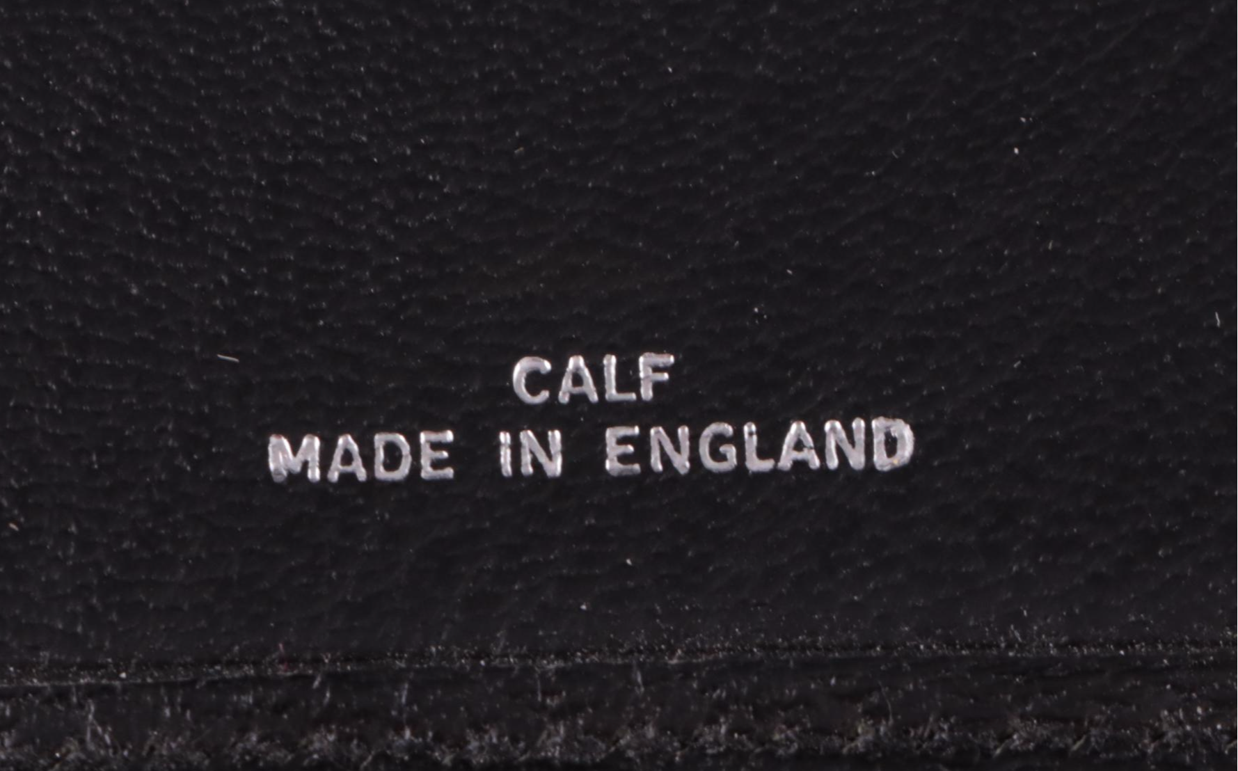 English Sterling Silver and Calf Leather Notebook Cover, 1991