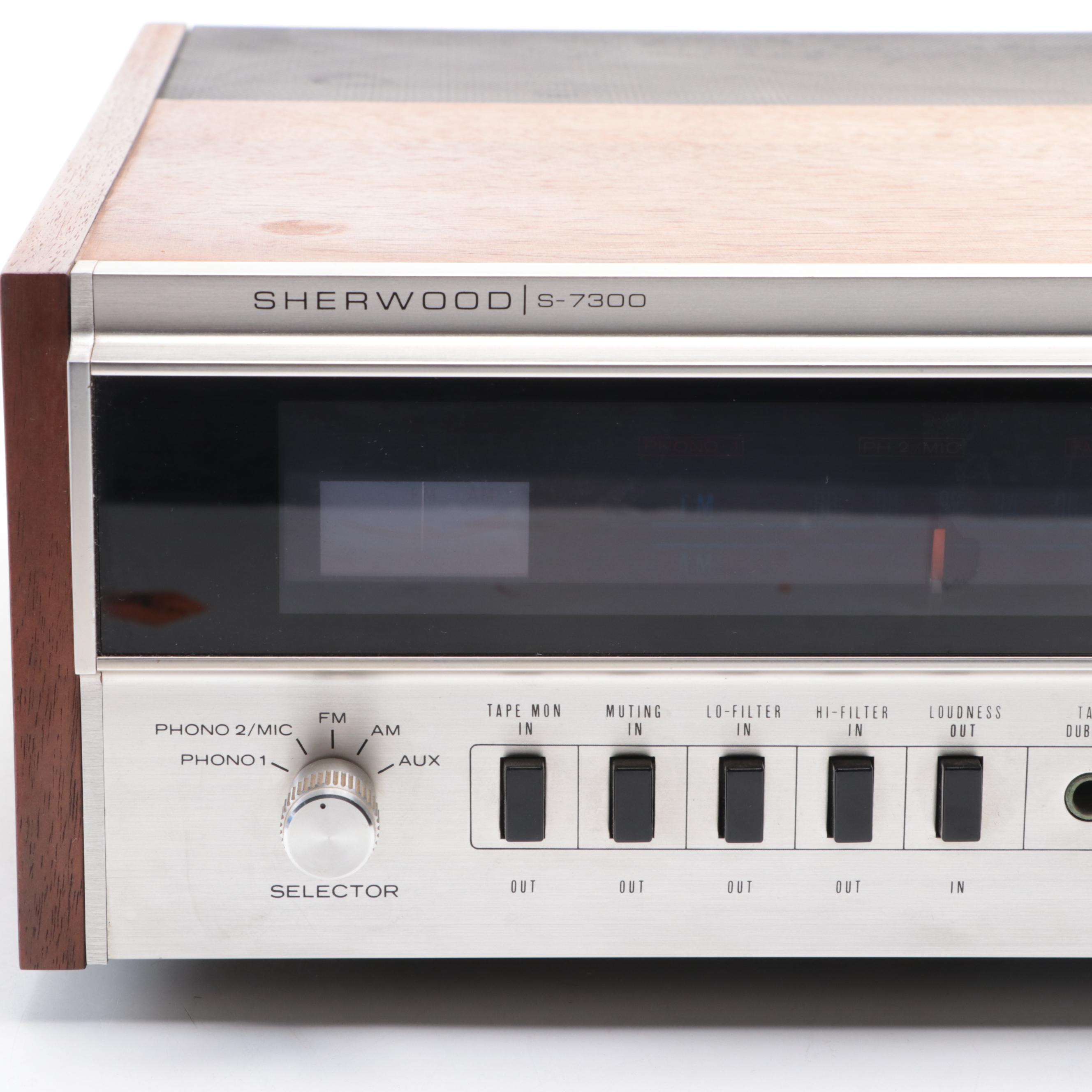 Sherwood S-7300 AM/FM Stereo Receiver, 1972