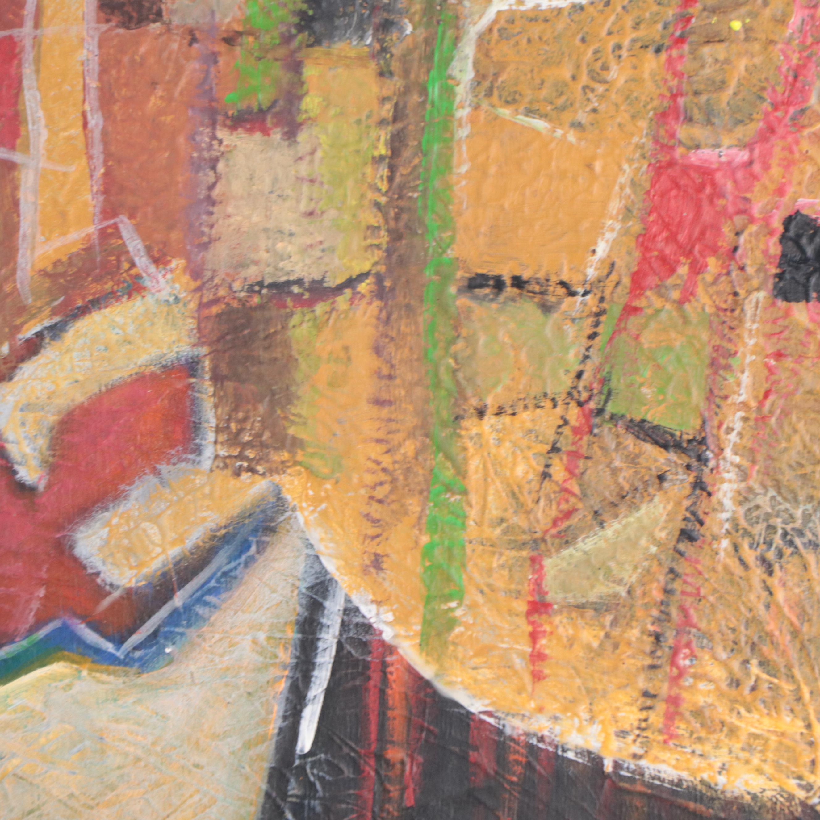 Jimoh Buraimoh Acrylic Painting "Faces," 2006