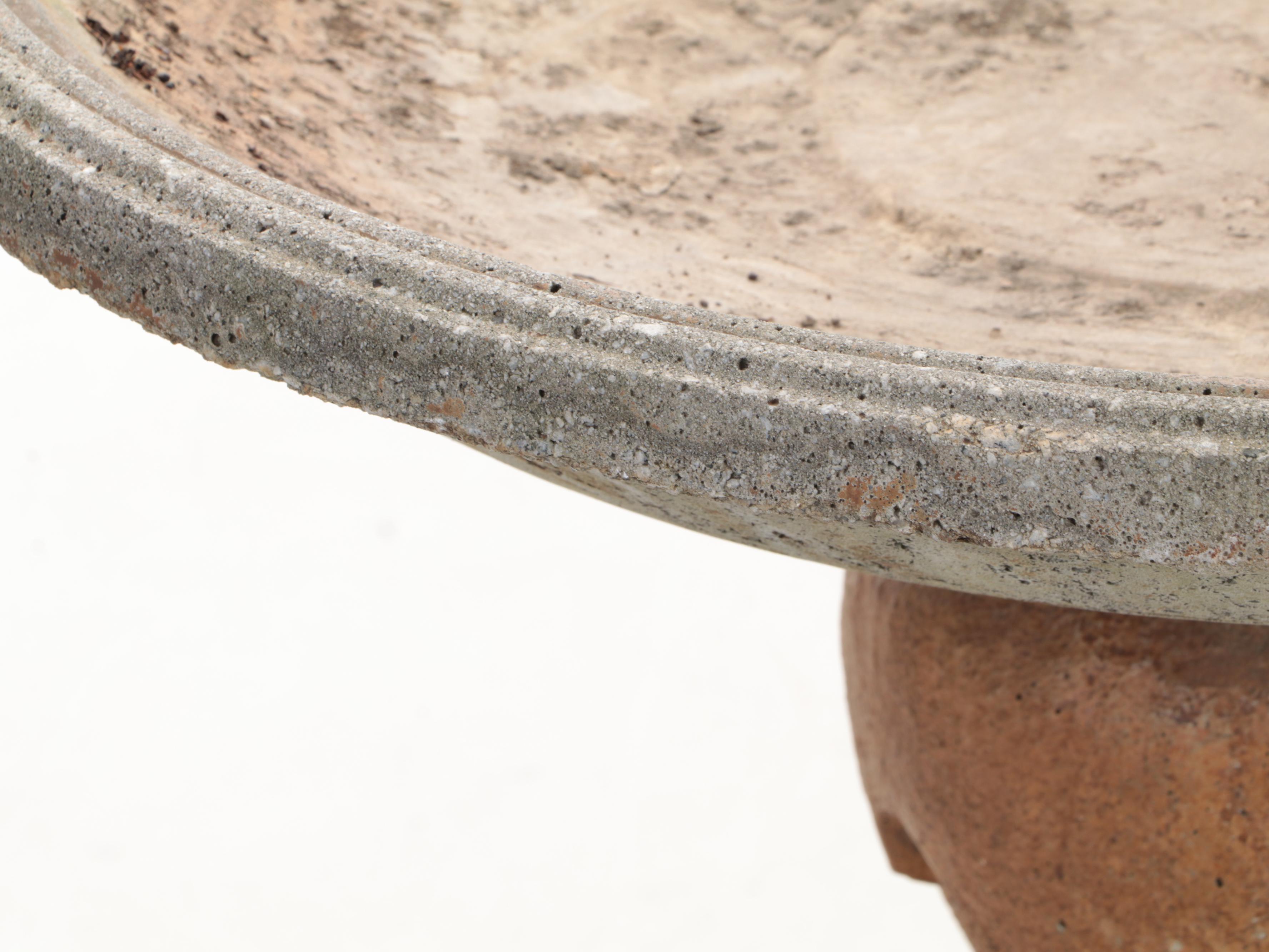 Athens Stonecasting Nagoya Concrete Bird Bath